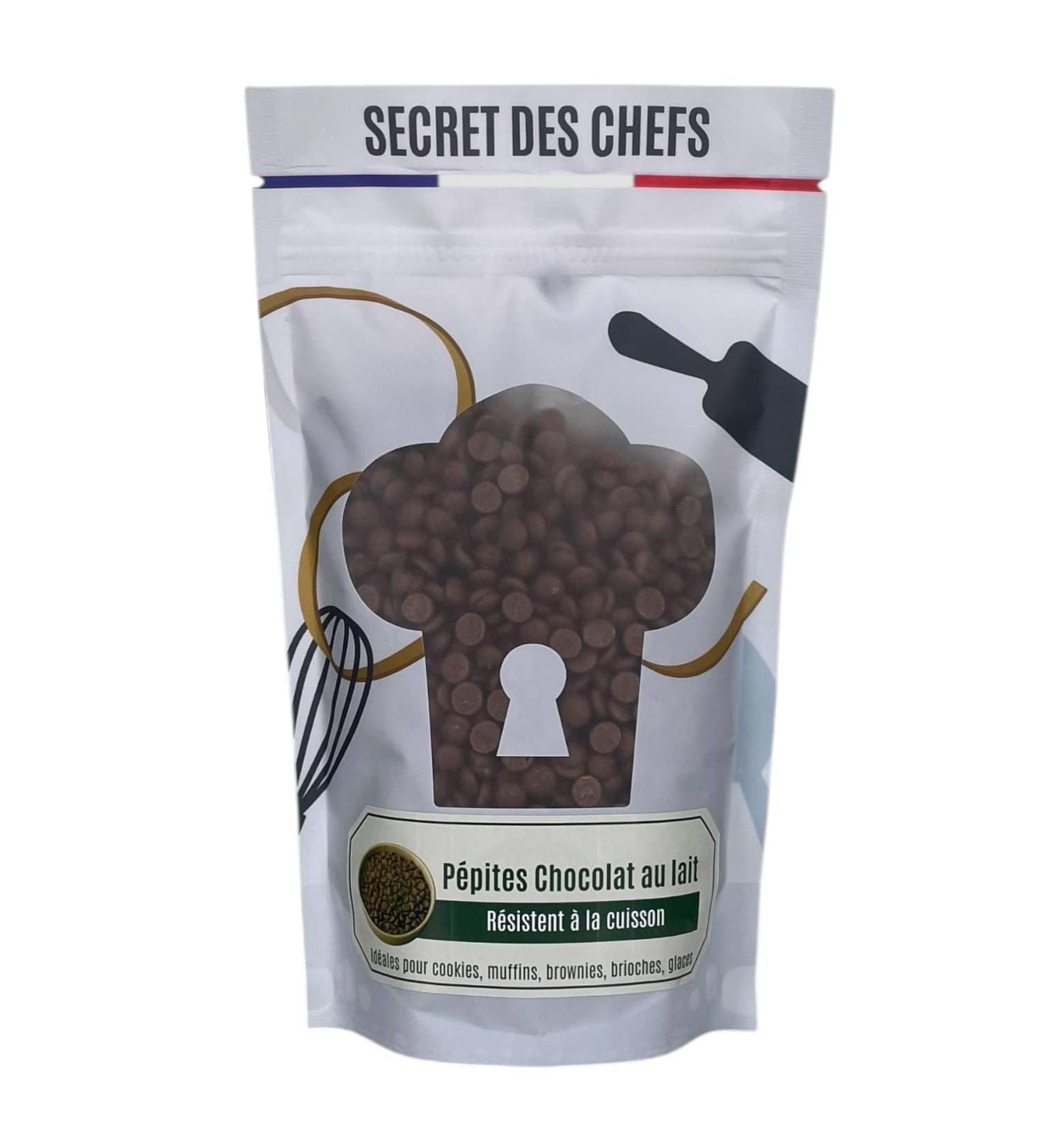 Secret des Chefs P pites Chocolat au Lait 300g Qualit Professionnelle Pour Cookies Muffins Brownies Brioches Glaces P tisseries