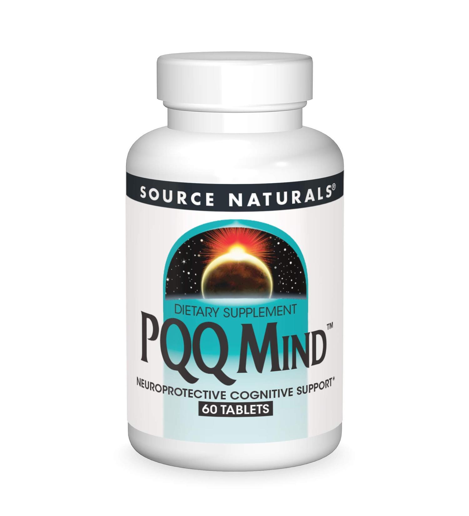 Source Naturals PQQ Mind - 60 Tablets for Enhanced Cognitive Support - Buy Online on GoSupps.com
