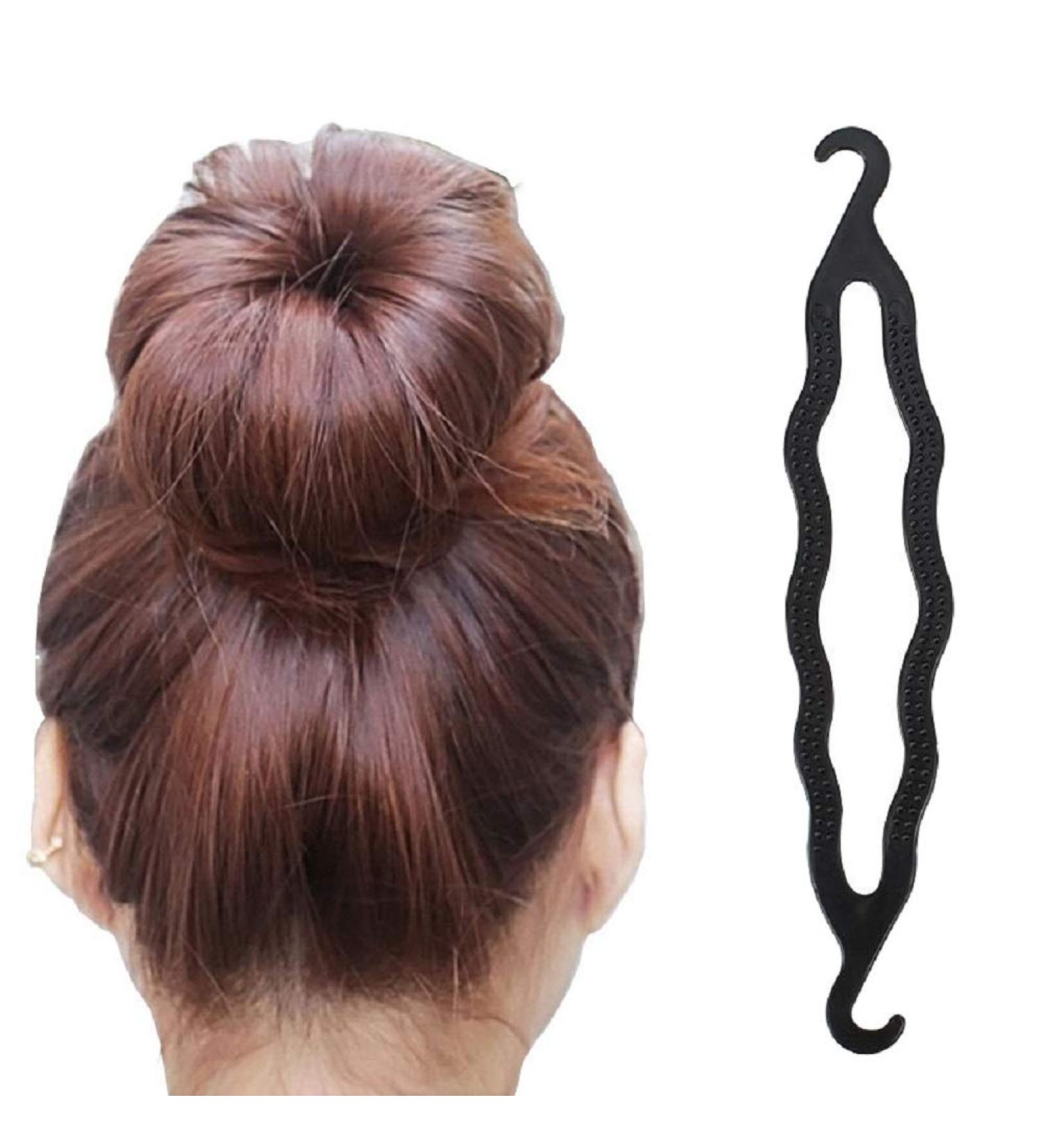 10 Pcs Plastic Hair Bun Maker Twist Shaper Donuts DIY Styling Accessories - Buy Online on GoSupps.com