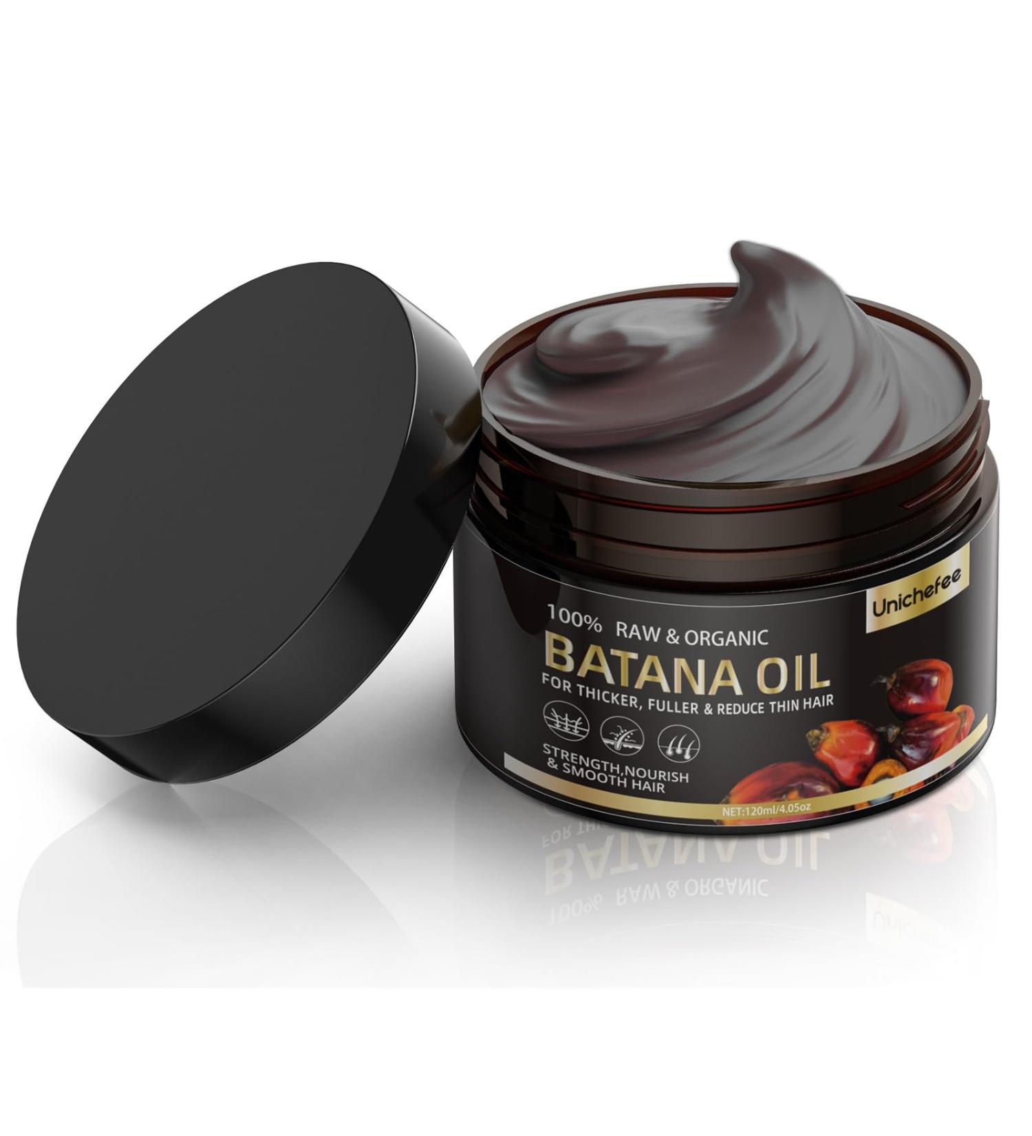Buy Dr. Sebi Approved Batana Oil - 4.1oz Light BLACK for Healthy Hair | International Shipping Available - Buy Online on GoSupps.com