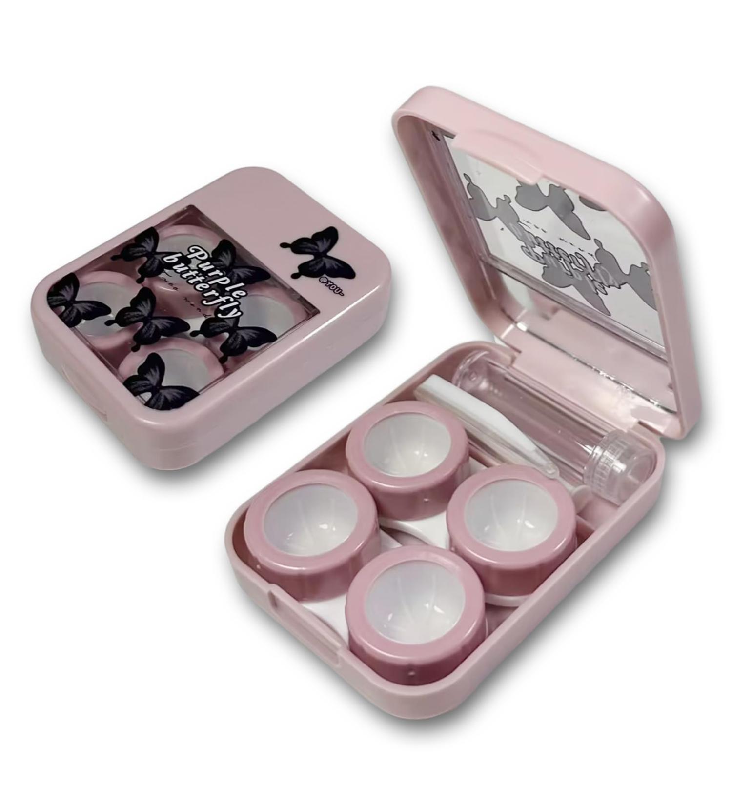 Rinetics Colorful Contact Lens Case Set with Mirror | Durable Compact & Portable for Soaking - Shop Now! - Buy Online on GoSupps.com