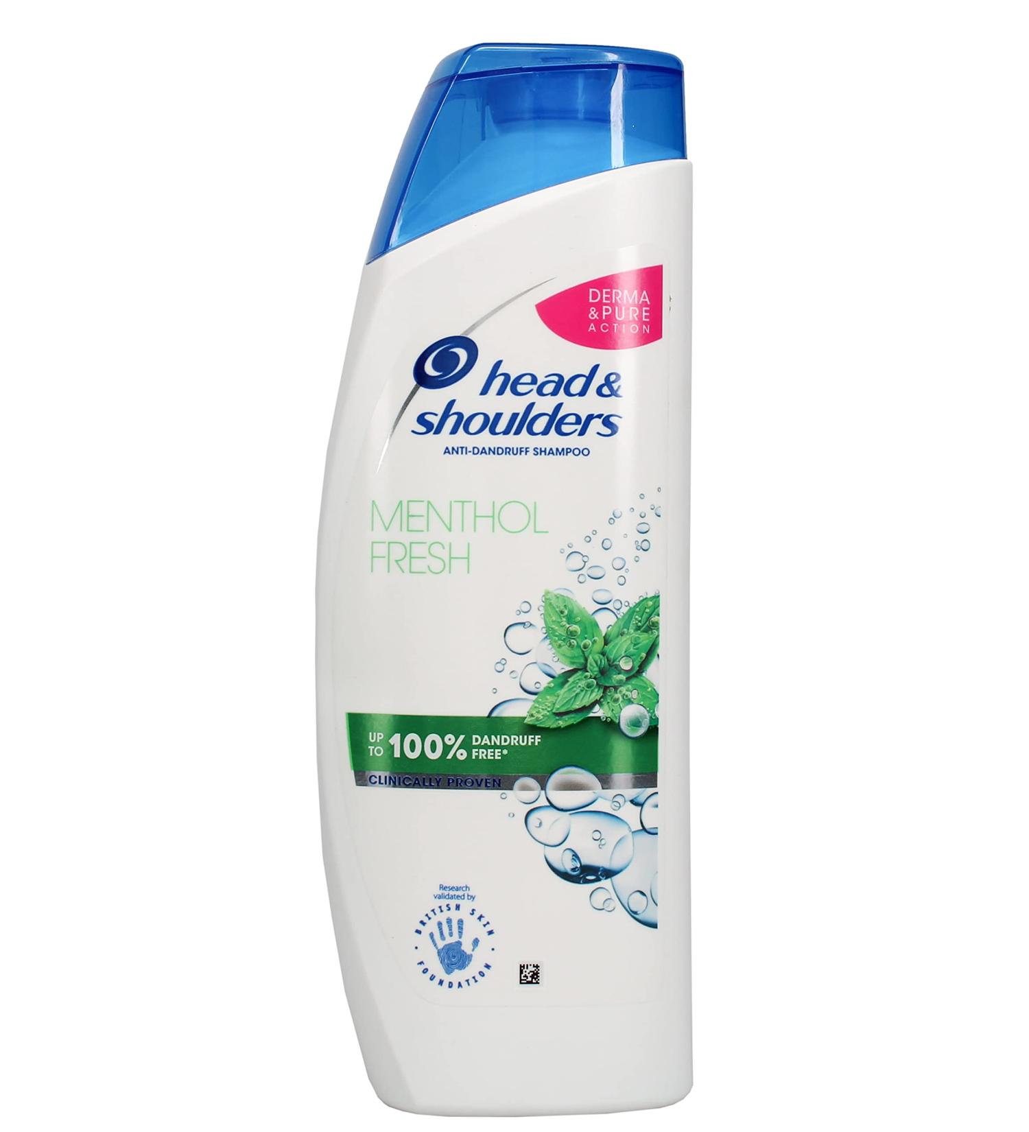 Head & Shoulder Anti Dandruff Shampoo COOL MENTHOL 16.9 oz. (2 Pack). amtc
