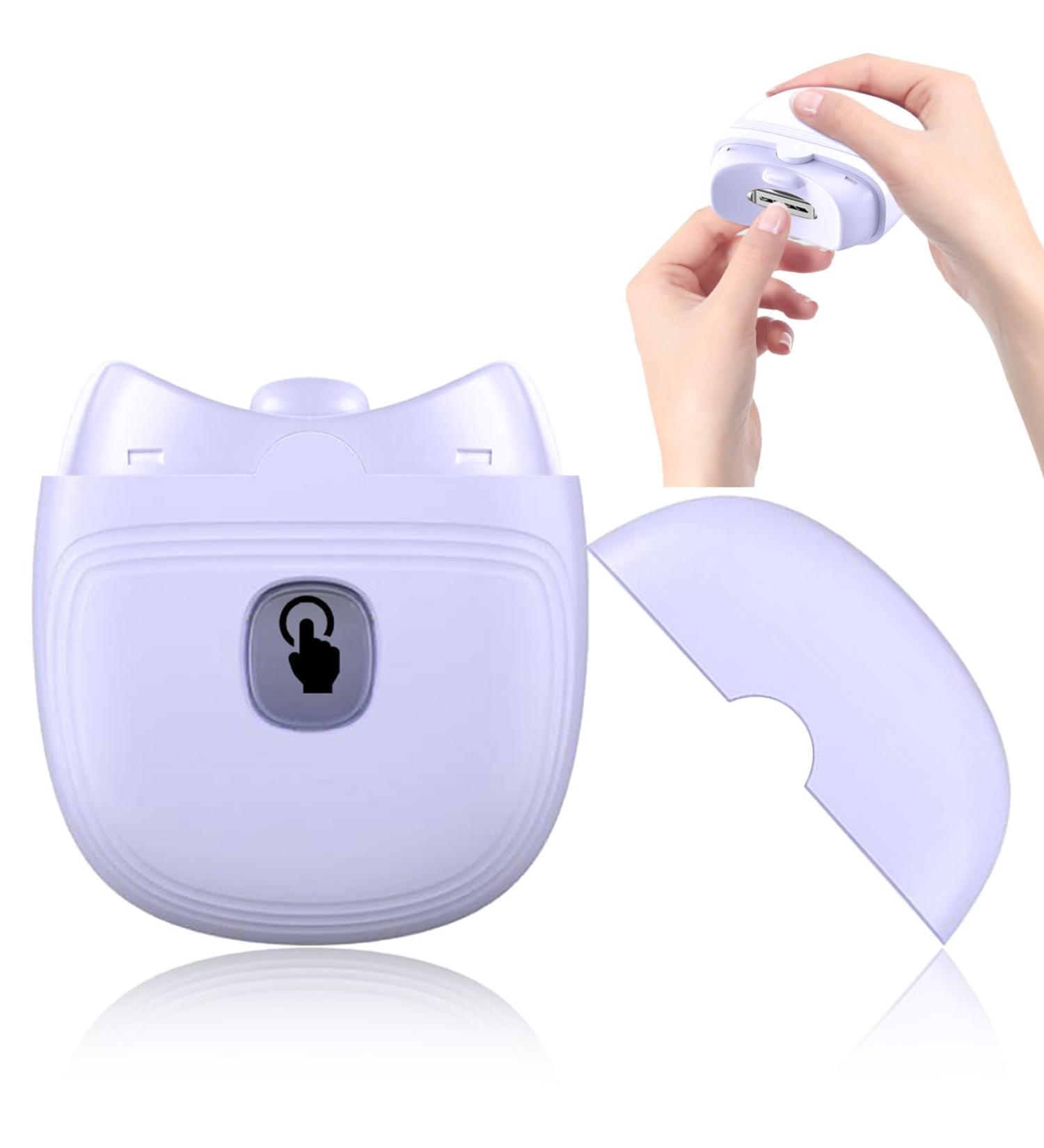 FunnAura Electric Nail Clippers for Adults Children Elders with 2 Speed Automatic Nail Trimmer Cutter with LED Light - Buy Online on GoSupps.com