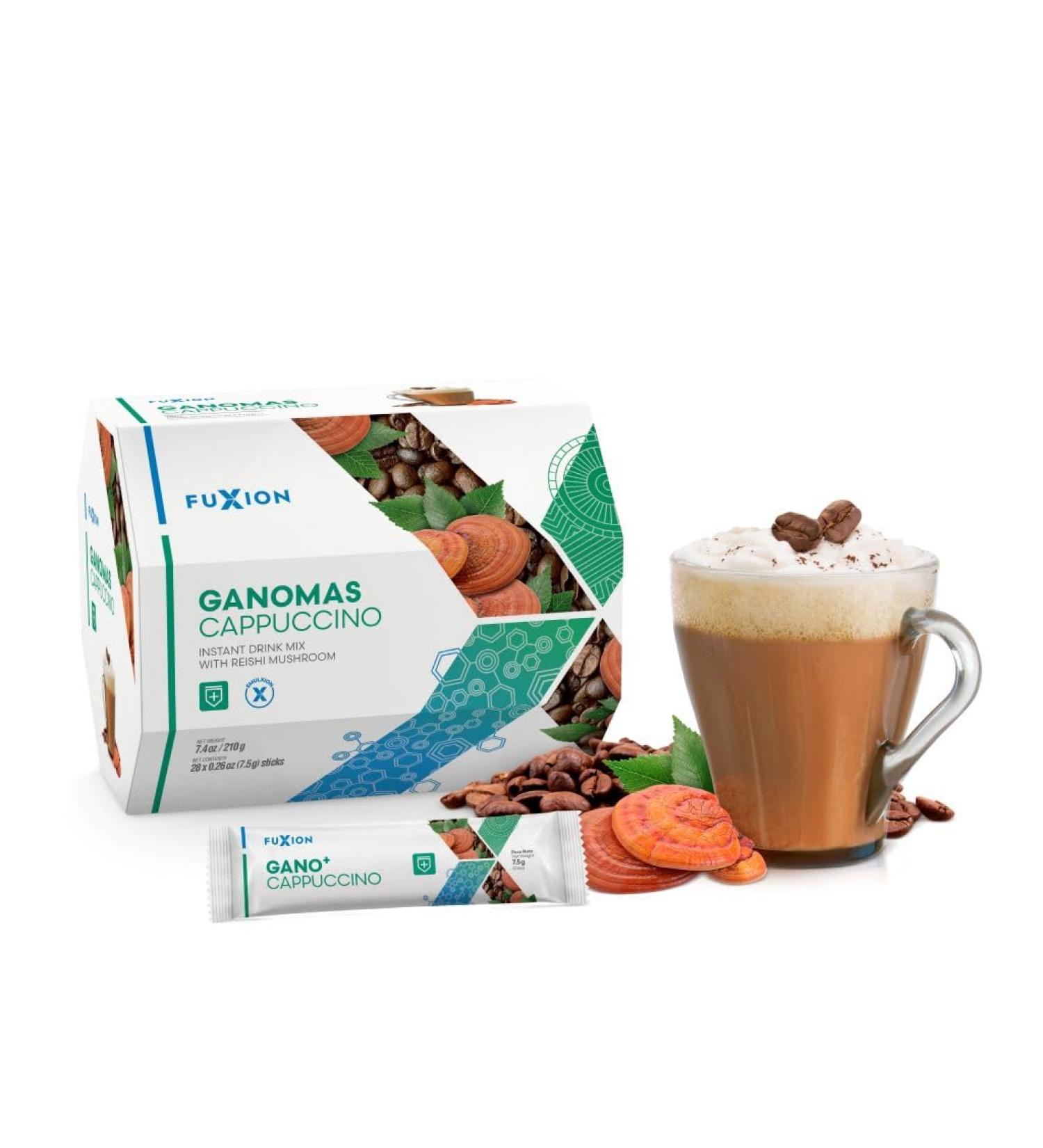 FuXion GANO+ Cappuccino: Premium Gourmet Coffee Blend - Buy Online on GoSupps.com