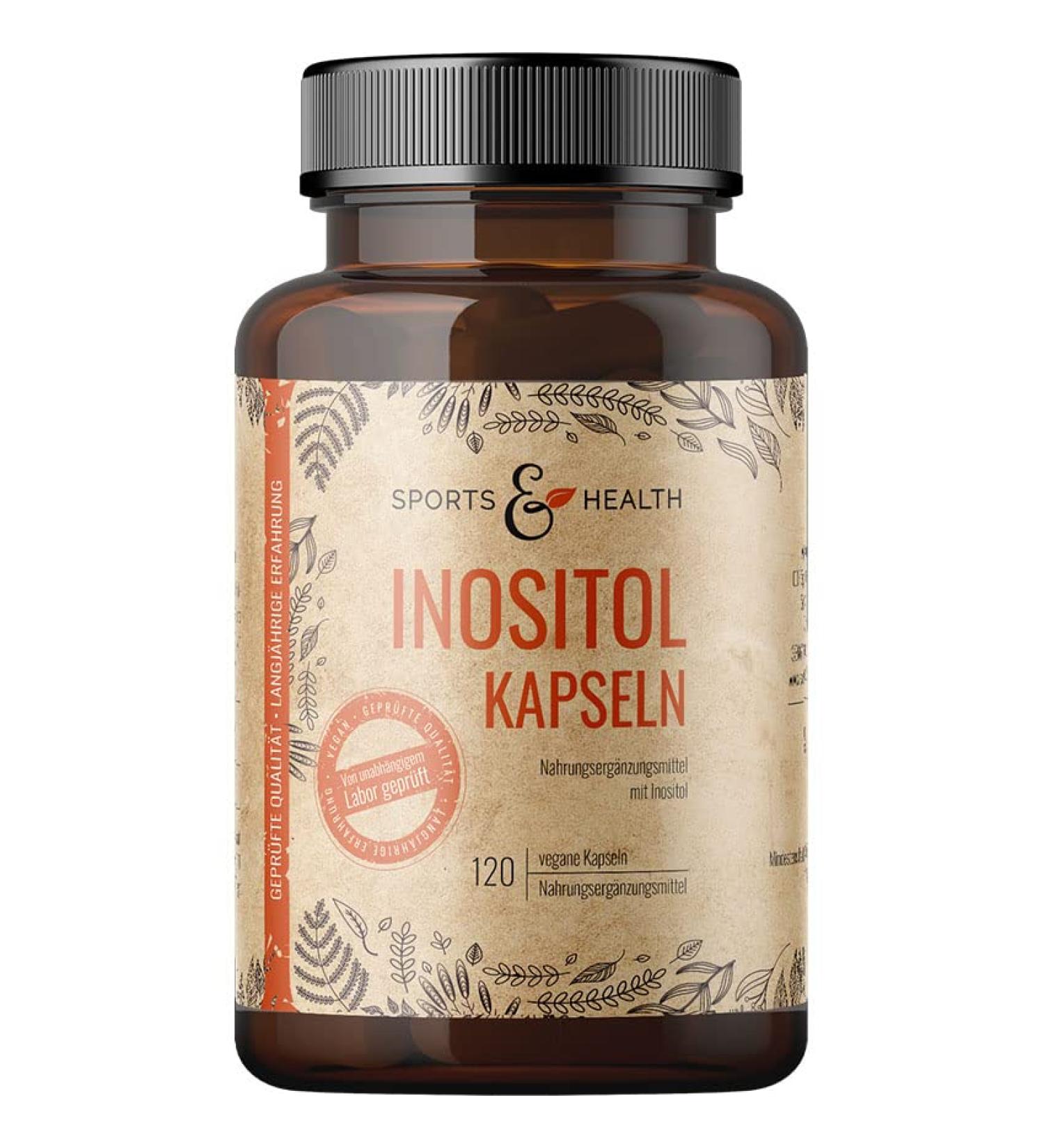 Inositol Capsules 120 Vegan - 2100mg Myo-Inositol | Additive-Free & International Shipping - Buy Online on GoSupps.com