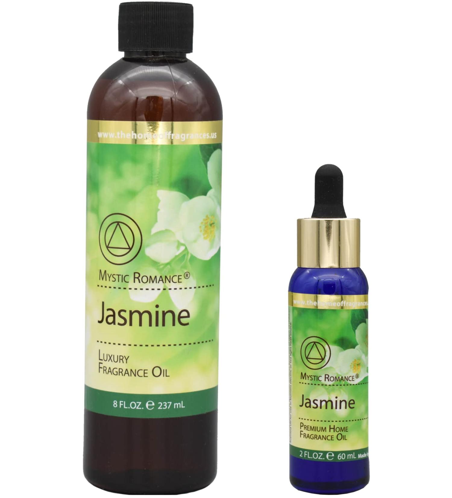 The Home of Fragrances - Set of 2 Bottles of Fragrance Oils - 2oz & 8oz (Jasmine)