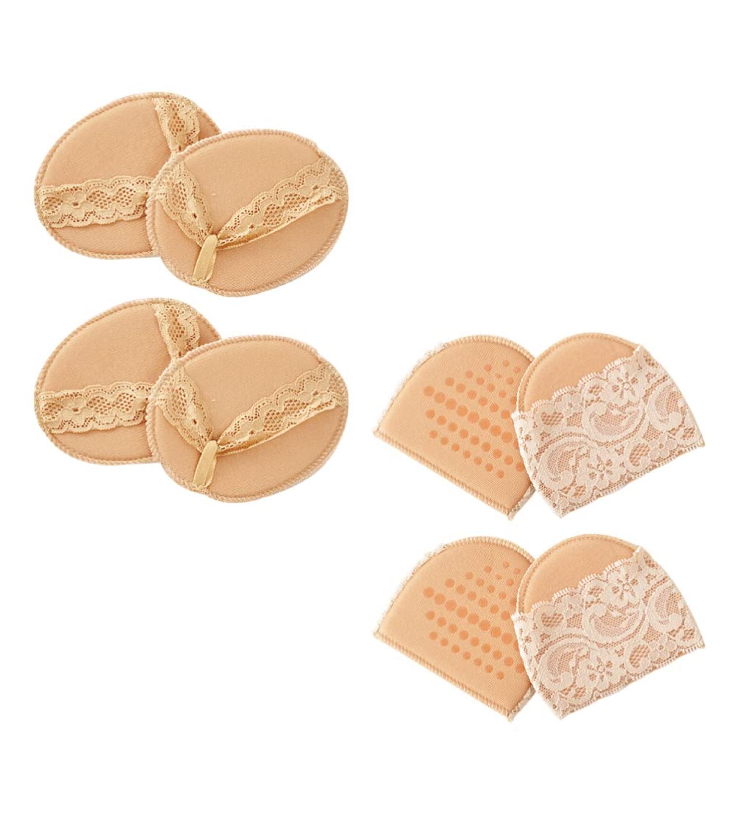 FOMIYES High Heel Inserts - 4 Pairs of Invisible Metatarsal Cushions & Toe Pads for Ultimate Comfort | Silicone Foot Pads for High Heel Shoes - Buy Online on GoSupps.com
