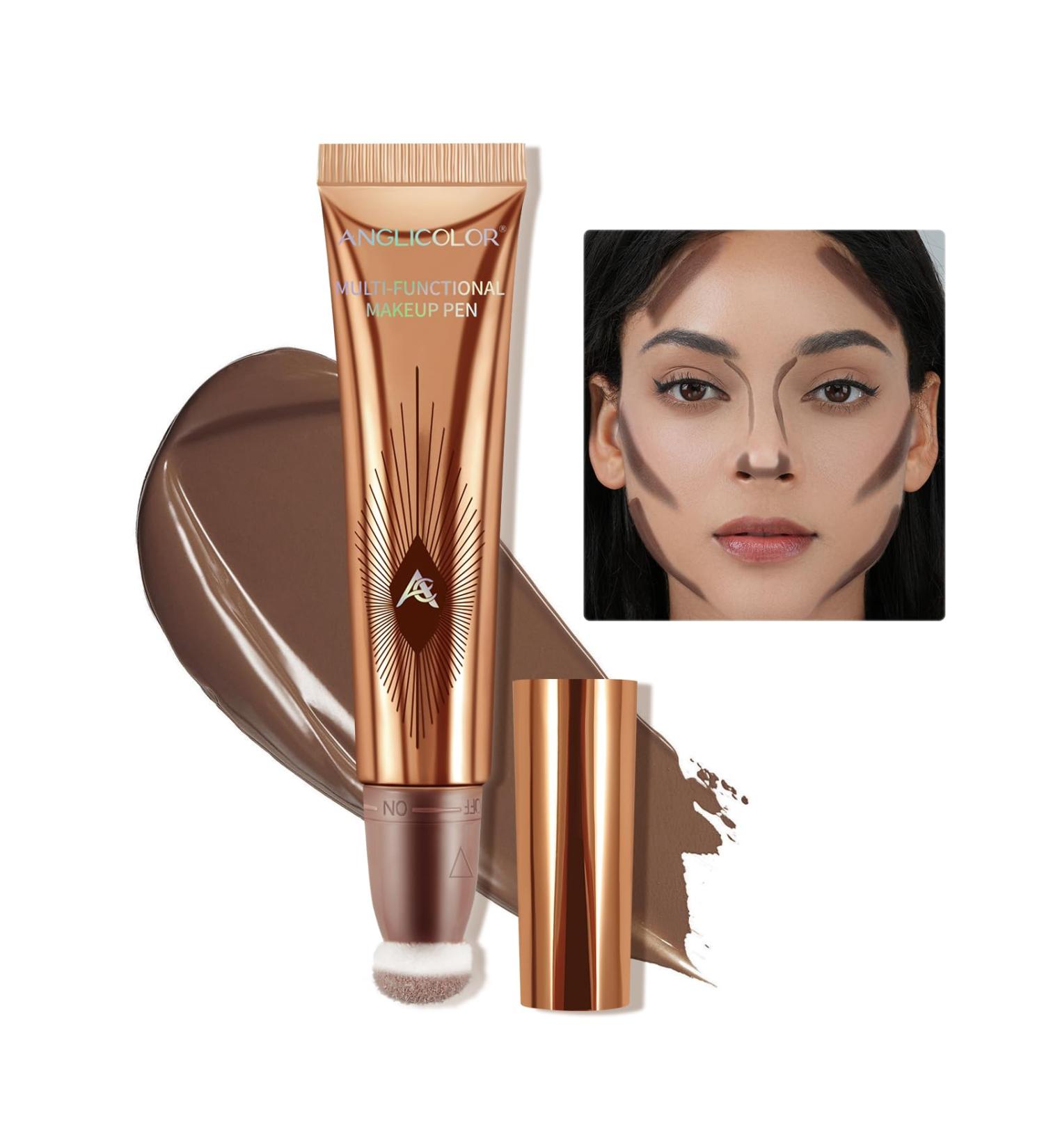 Anglicolor Contour Liquid Stick - Lightweight Blendable Matte Finish Makeup for Face | Liquid Bronze Stick 12ml (03# Light Medium) - Buy Online on GoSupps.com