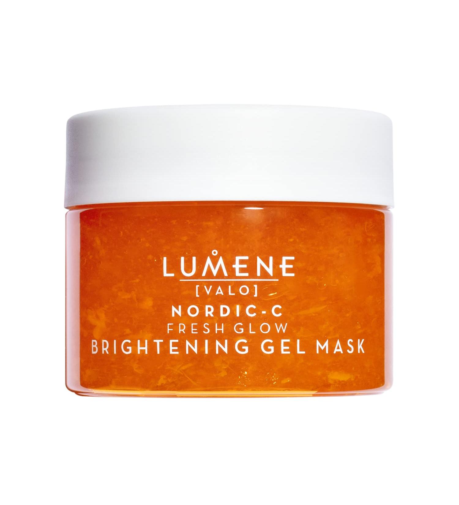 Lumene Nordic C Brightening Gel Mask - Vitamin C & Cloudberry AHA for Glowing Skin - Hydrating Facial Mask (150mL) - Buy Online on GoSupps.com