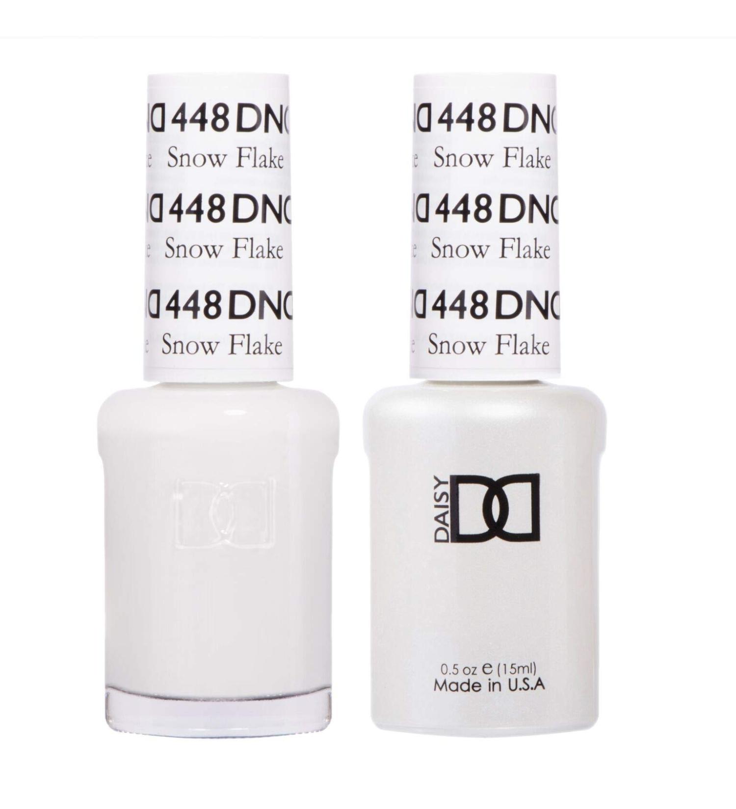 DNDDuo Gel (Gel & Matching Polish) Spring Set 448 - Snow Flakes