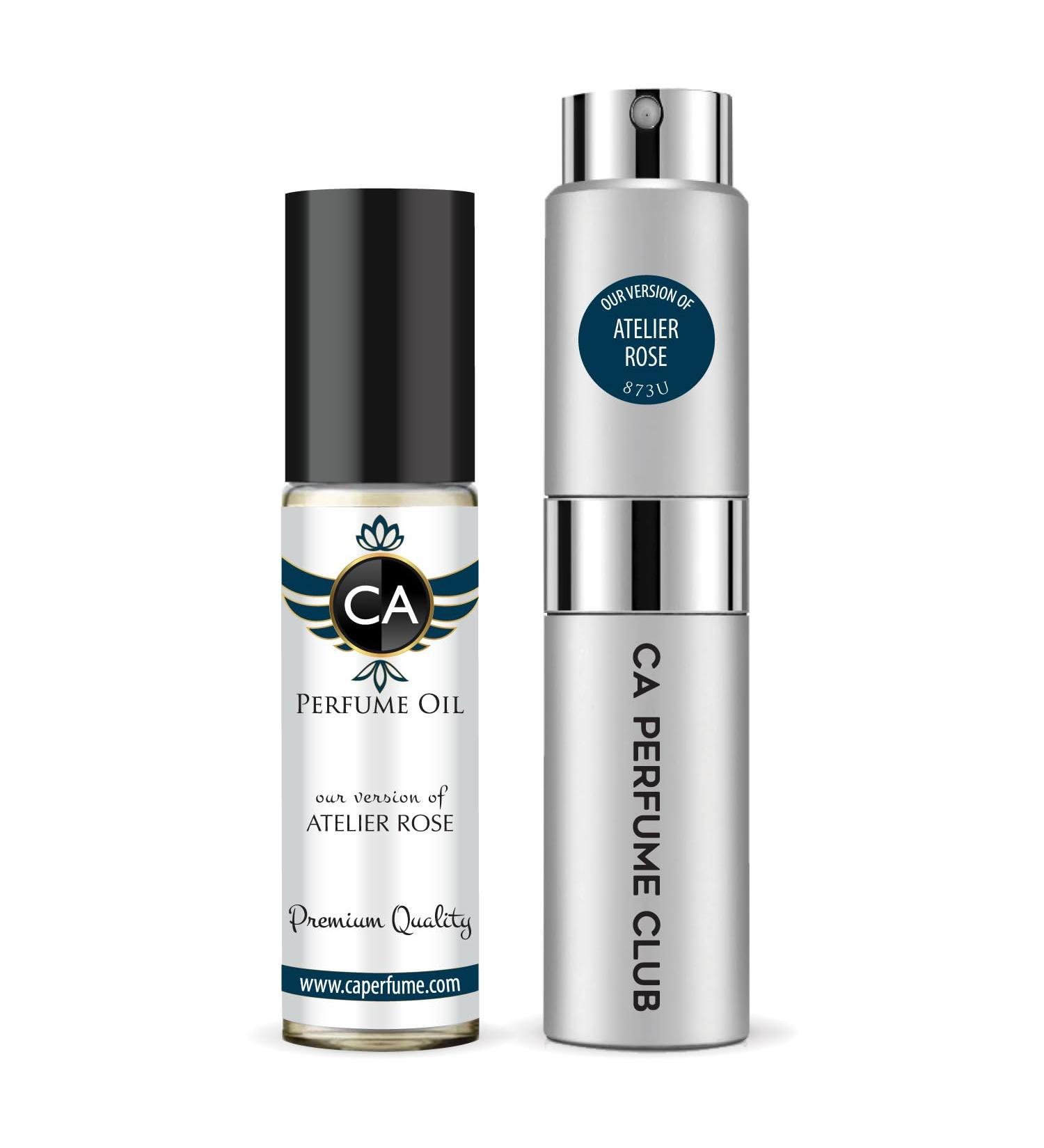 CA Perfume Duo Impression of Atelier Rose For Women & Men Sprayer + Body Oil Roll-On Bottles 0.27 Fl Oz+0.33 Fl Oz - Buy Online on GoSupps.com