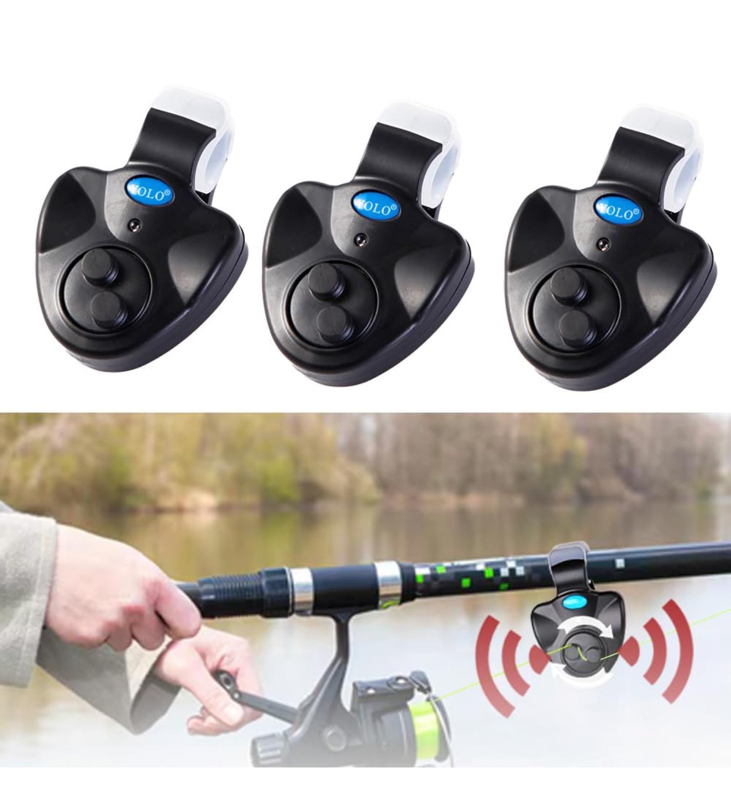 CEWROM Electronic Bite Indicator - Sensitive Fishing Rod Vibration Alert | Ultimate Fishing Accessories for Accurate Bite Detection - Buy Online on GoSupps.com