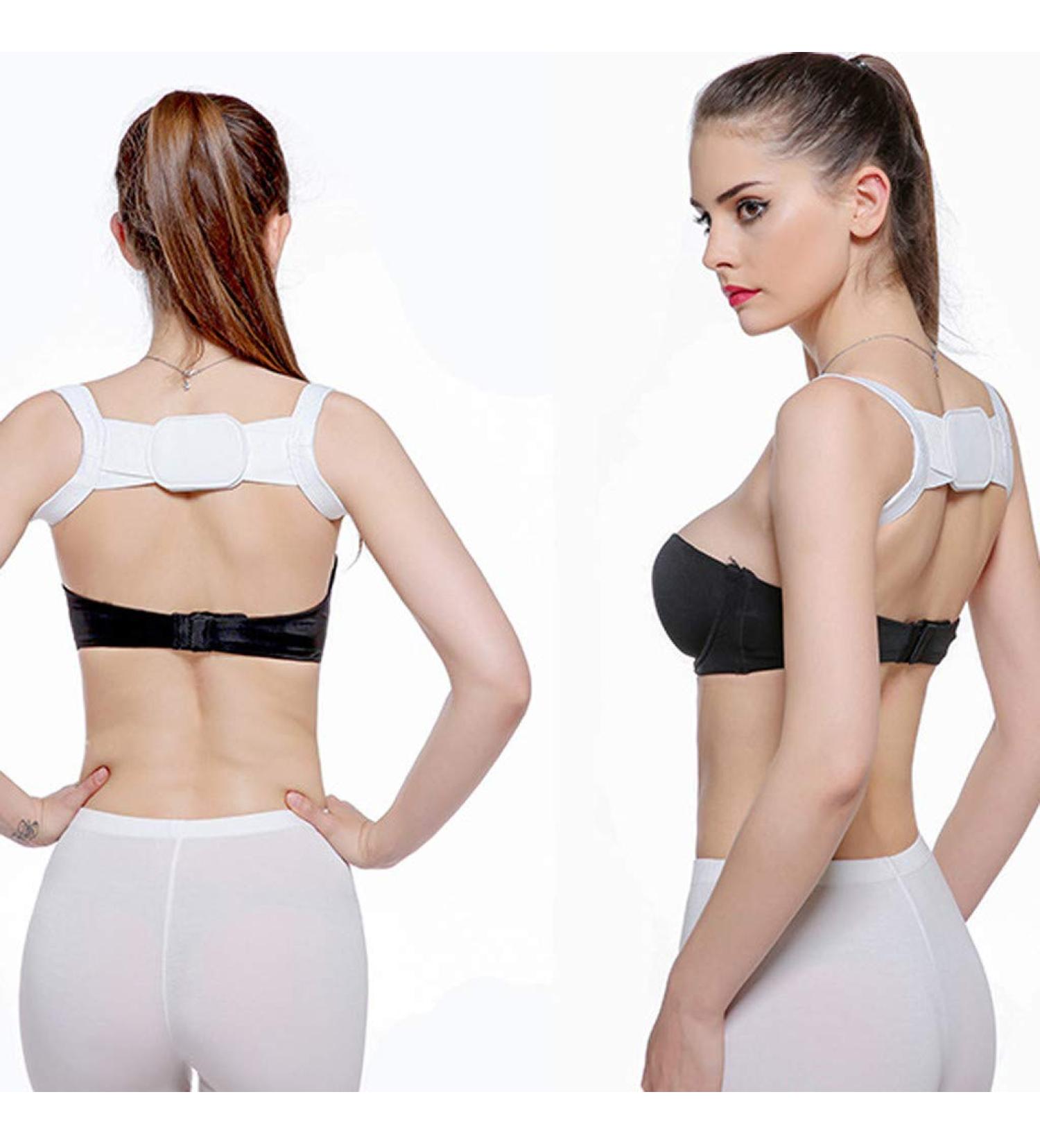 Posture Corrector Upper Back Brace & Neck Hump Corrector for Women - Improve Posture & Comfort (Black - Buy Online on GoSupps.com