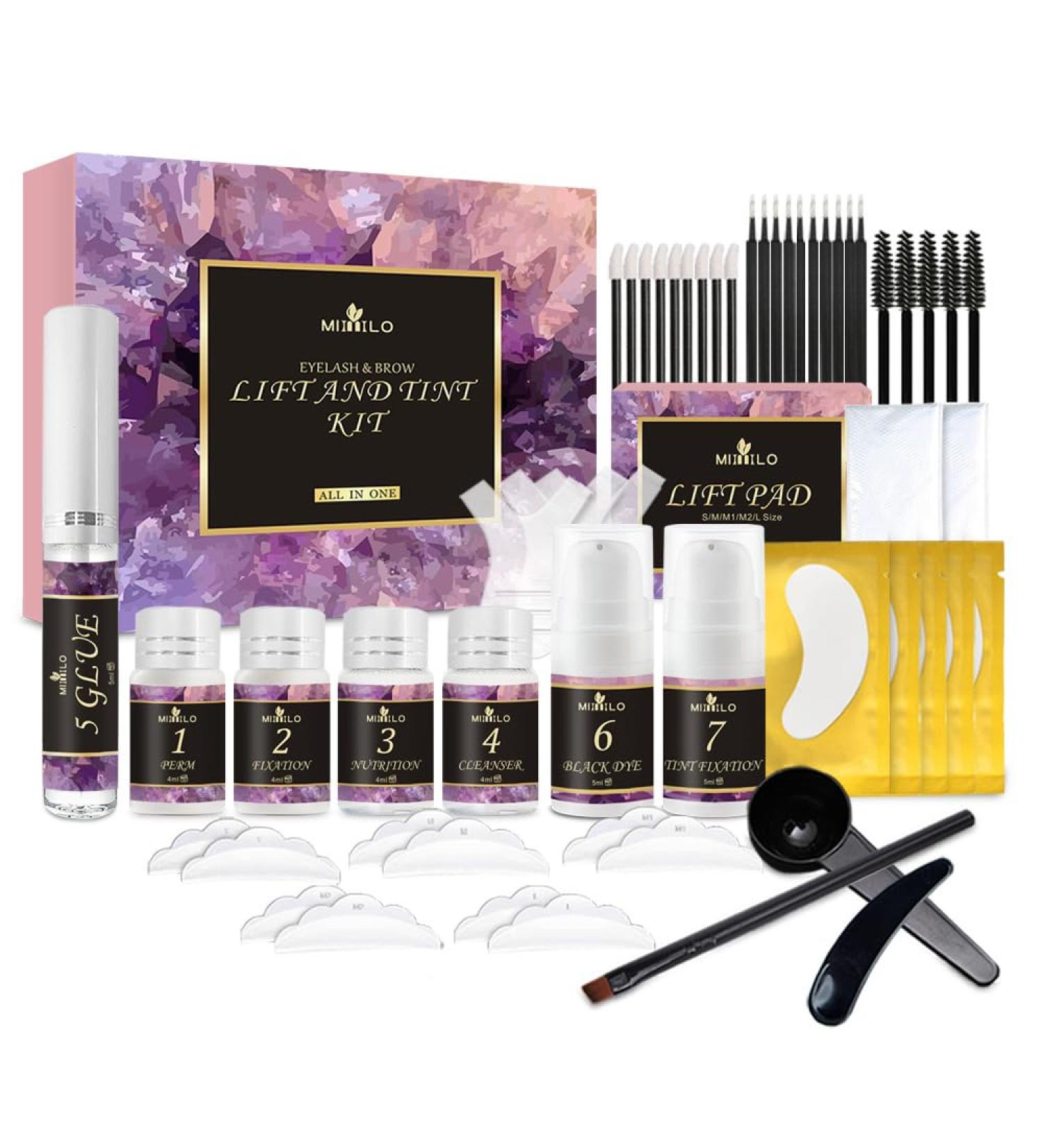 Ultimate 4 in 1 Lash Lift & Brow Lamination Kit - Professional Eyelash Perm Kit for Home & Salon | Lasts 8 Weeks - Buy Online on GoSupps.com