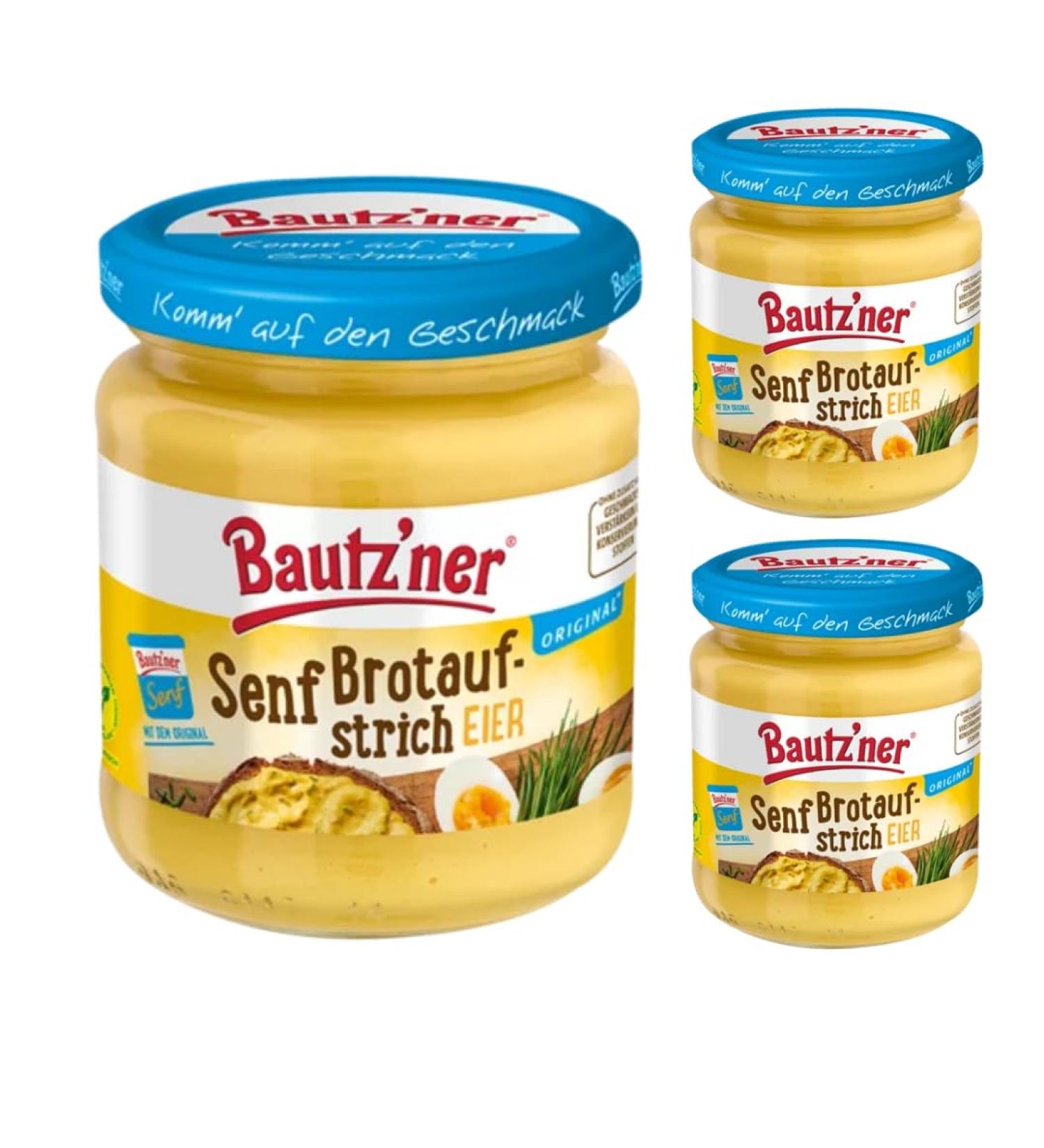 Bautz´ner Mustard Egg Spread 200 ml x 3 Pieces