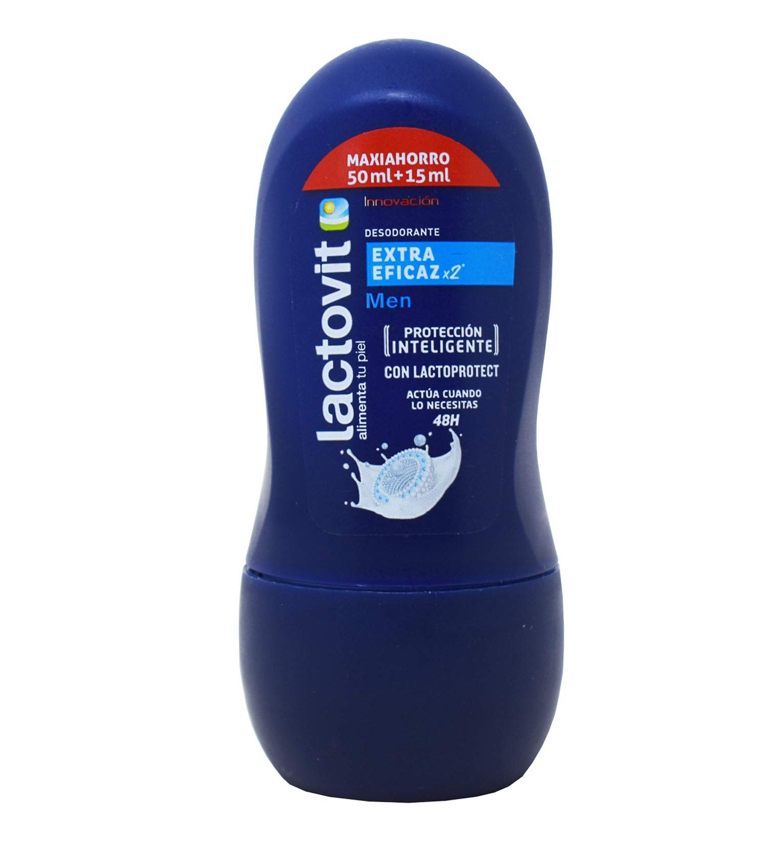 Lactovit Men Roll-on Deodorant 50ml - Long-Lasting LactoProtect Formula - Buy Online on GoSupps.com