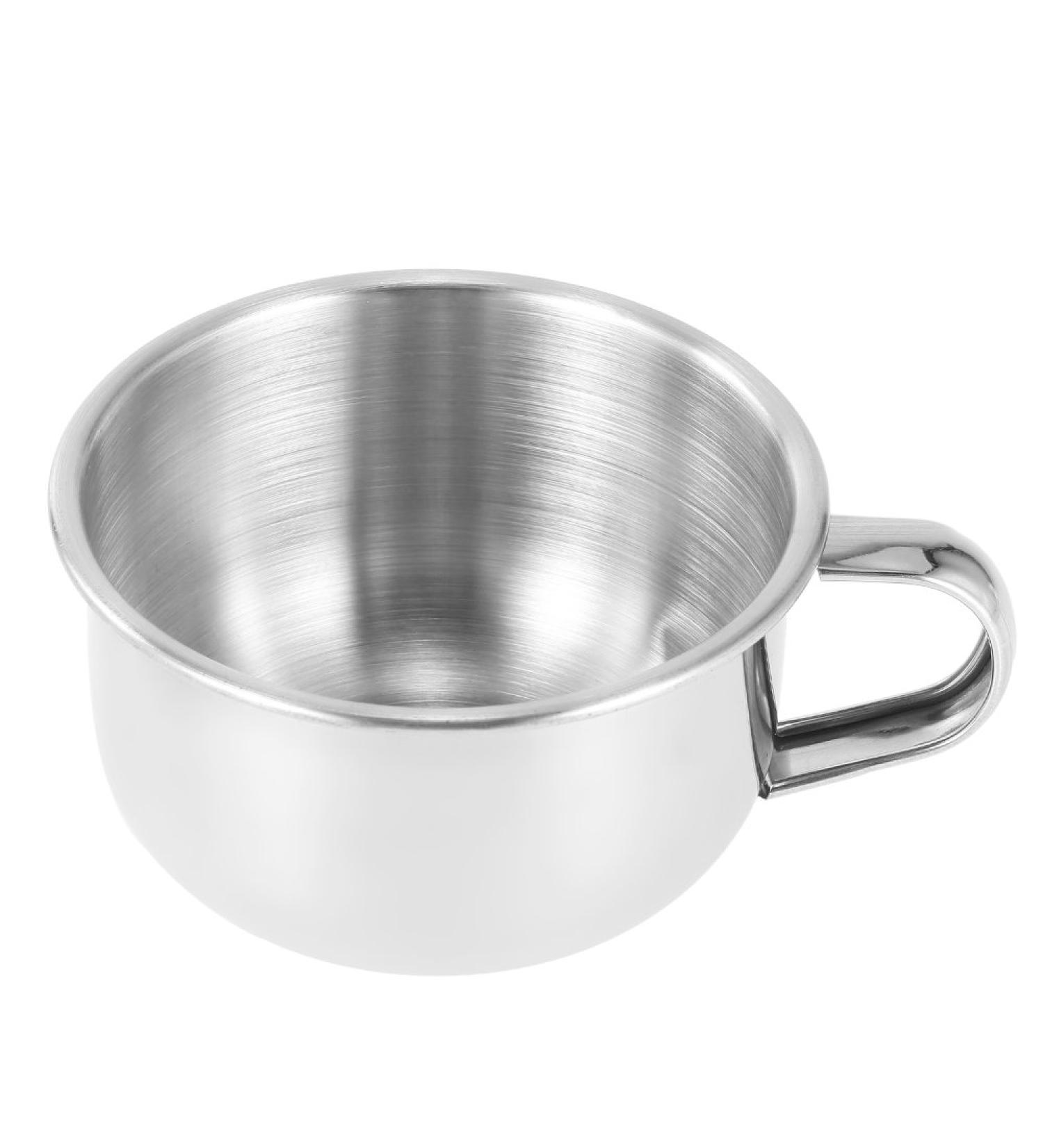 Anself Stainless Steel Shaving Bowl | Shaving Brush & Soap Bowl for Ultimate Grooming Experience - Buy Online on GoSupps.com