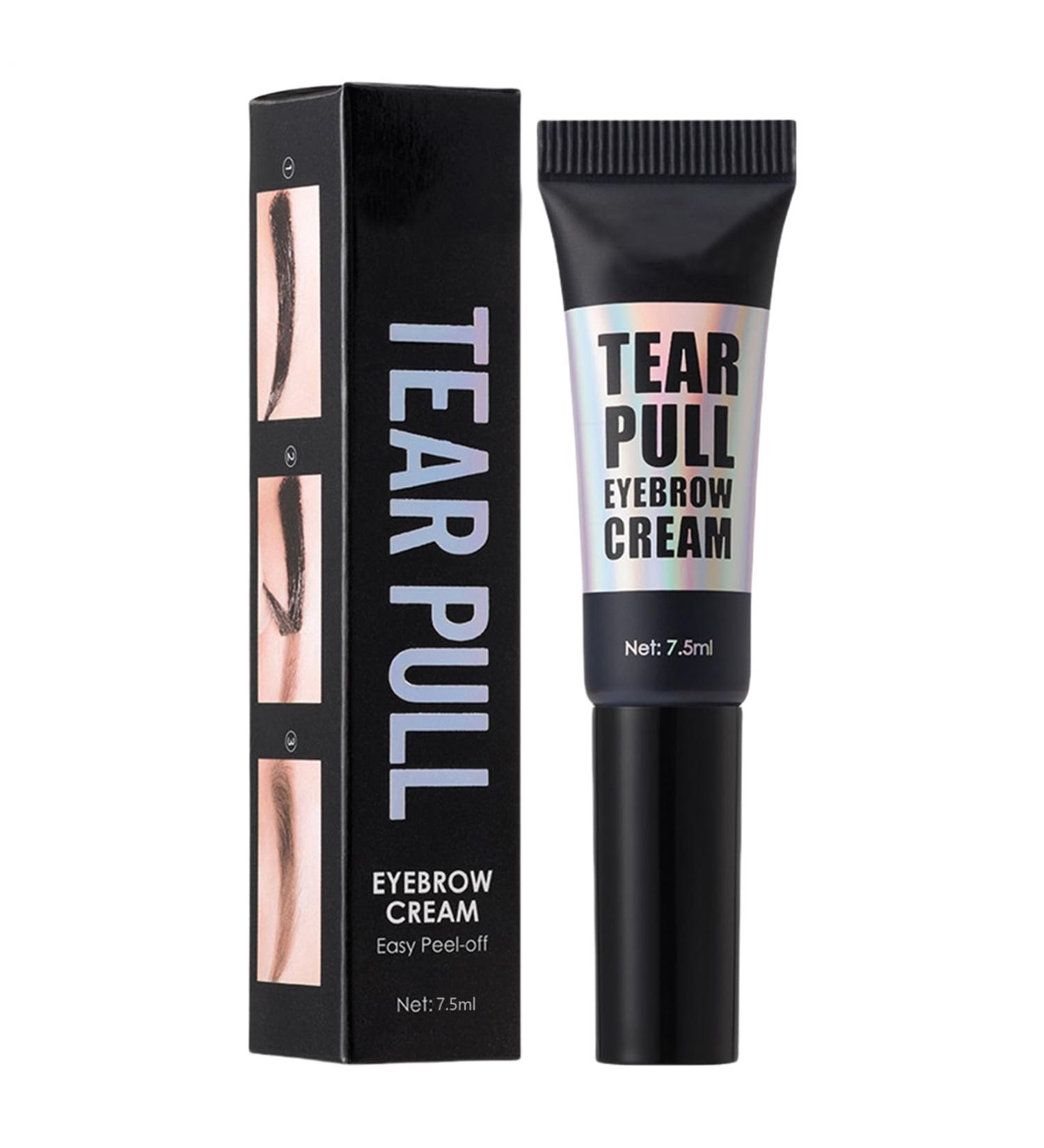 Peel-Off Eyebrow Gel - Waterproof Quick-Drying Tinted Eyebrow Mascara Long-Lasting Smudge-Proof Eyebrow Gel for Natural Thick and Voluminous Brows - Buy Online on GoSupps.com