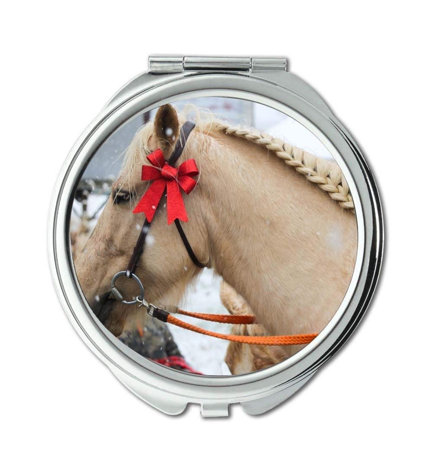 Mirror Travel Mirror braided hair close up color pocket mirror portable mirror - Buy Online on GoSupps.com