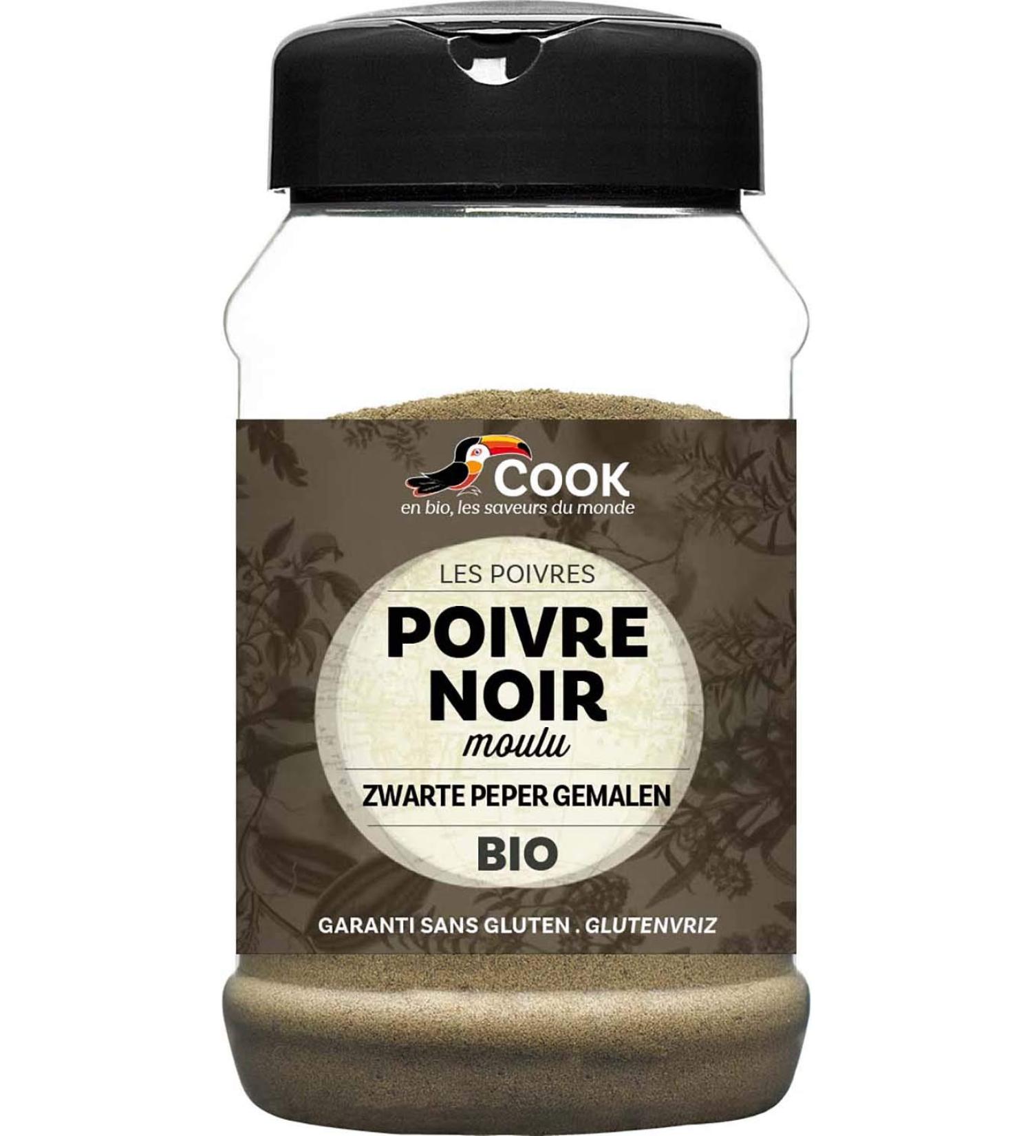 Cook Cook Organic Black Pepper Powder Jar 220g