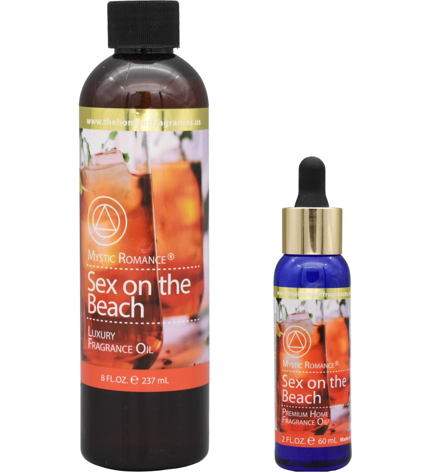 The Home of Fragrances - Set of 2 Bottles of Fragrance Oils - 2oz & 8oz (Sex on The Beach)
