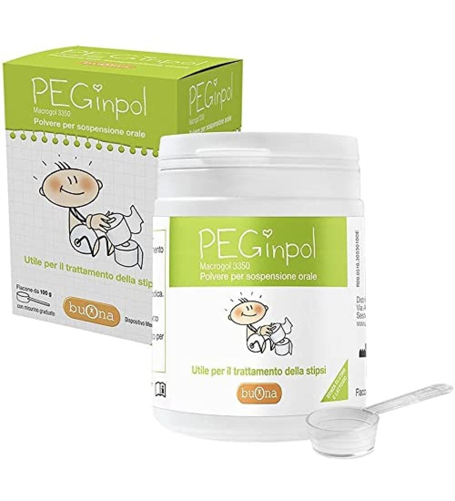 Steve Jones Peginpol Macrogol 3350 Medical Device, Multi-Colour, 100g, Packaging May Vary