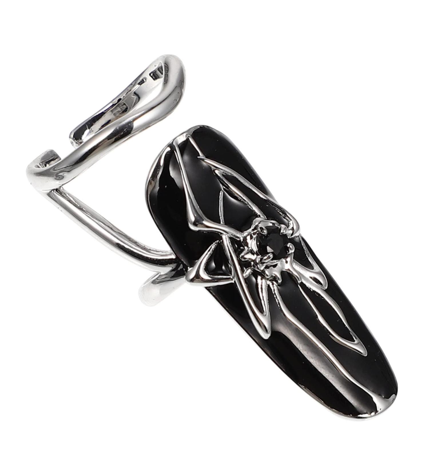 FOMIYES Spider Nail Ring Accessories Dark Alloy 3.2X1.3X1.2CM Extended Spider - Buy Online on GoSupps.com