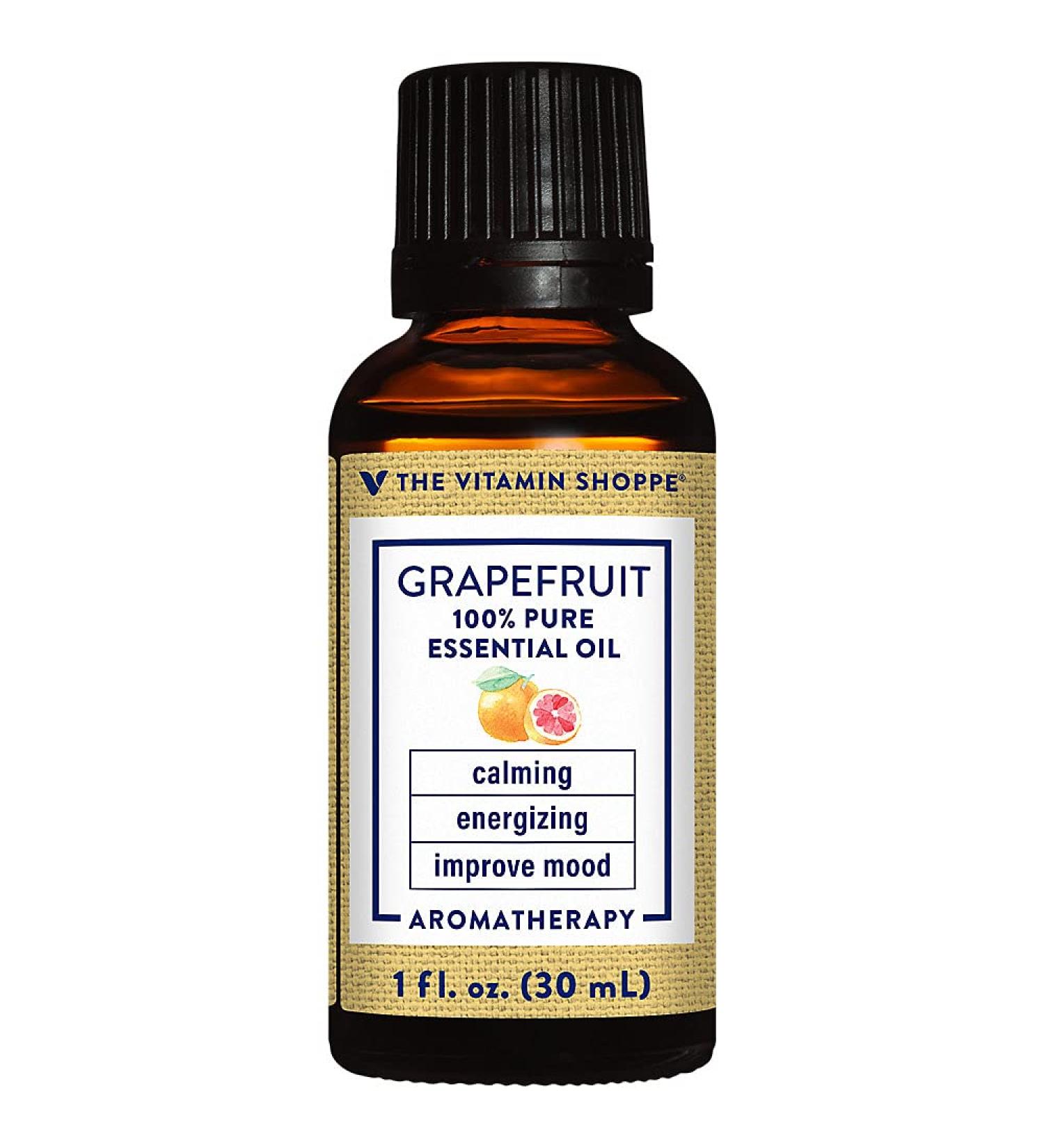 Grapefruit Essential Oil - 100% Pure Calming Energizing & Mood-Boosting Aromatherapy (1 fl. oz.) - International Shipping Available - Buy Online on GoSupps.com