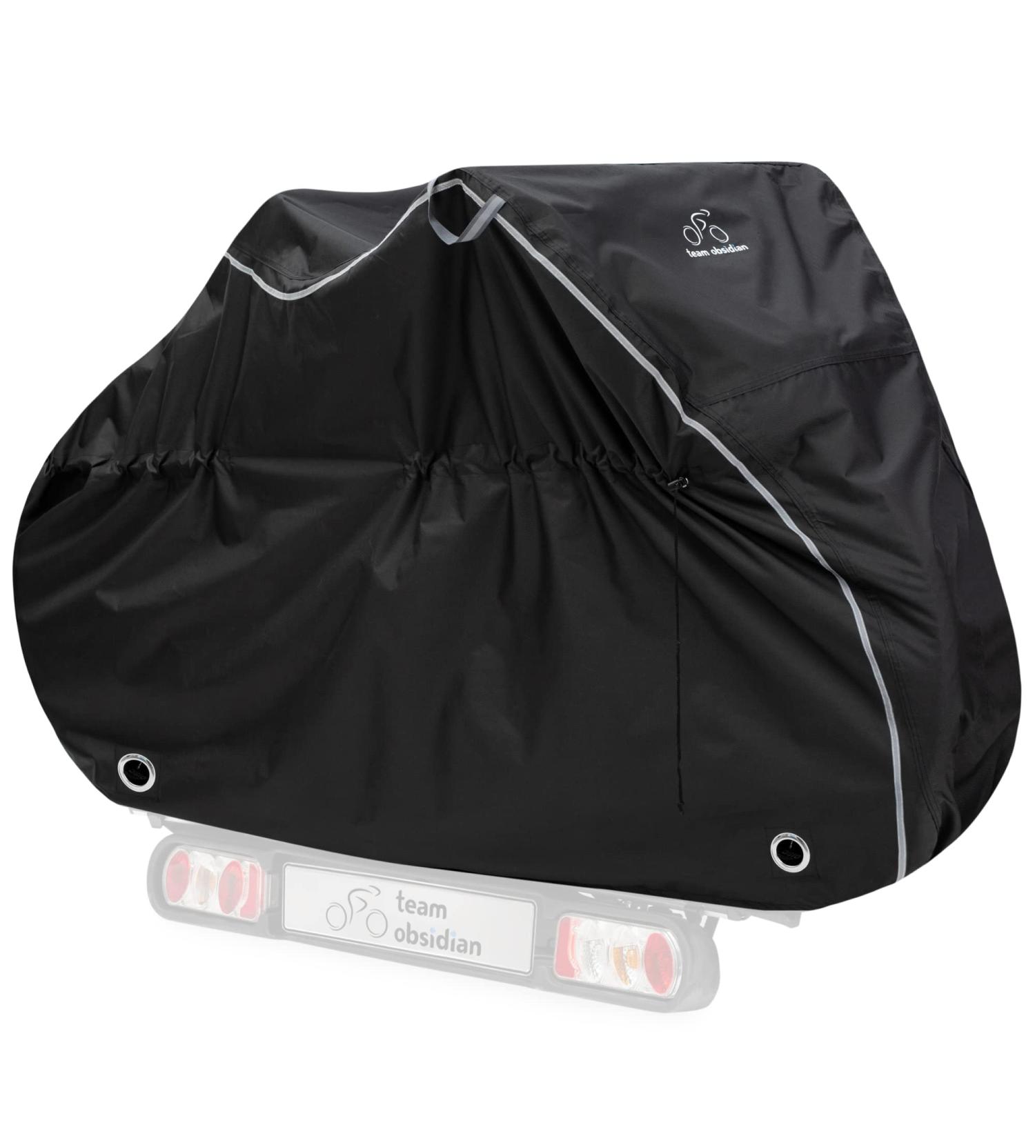Teamobsidian Waterproof Bicycle Cover for 2 Bikes | Outdoor Protective Shell & Rain Protection | Durable Bike Tarpaulin for Carriers - Buy Online on GoSupps.com