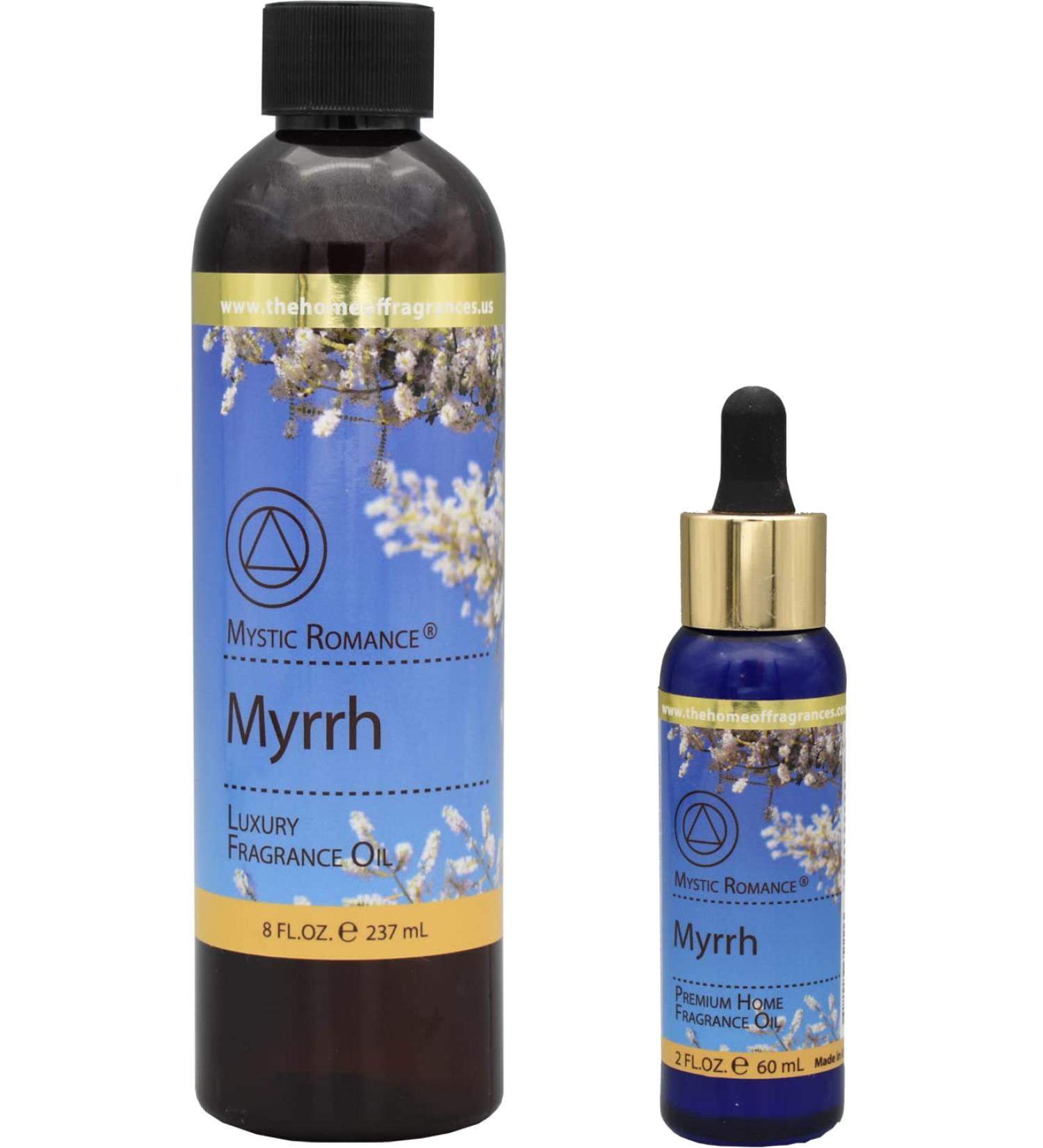 The Home of Fragrances - Set of 2 Bottles of Fragrance Oils - 2oz & 8oz (Myrrh)