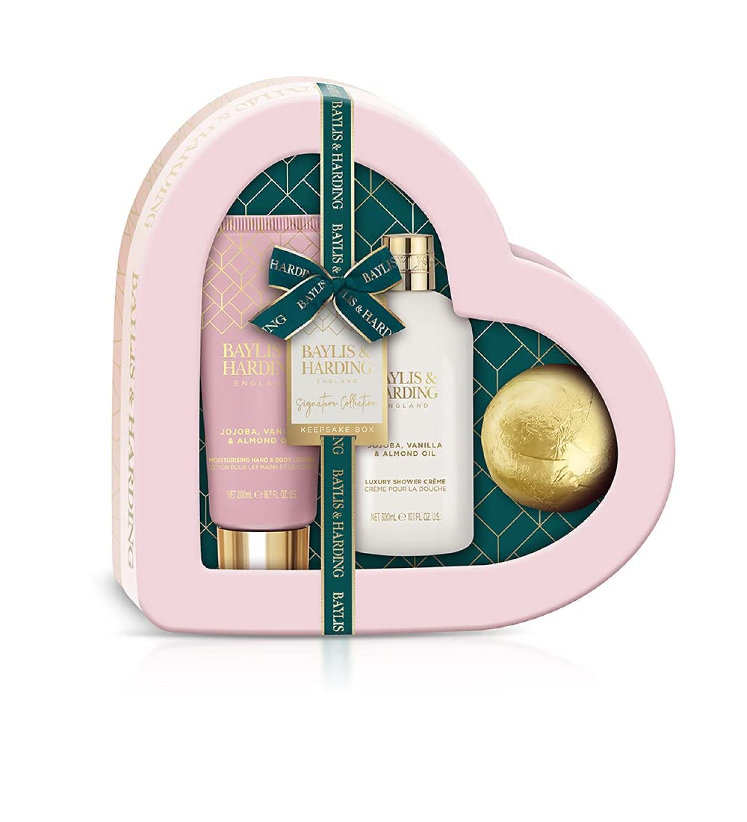 Baylis & Harding Jojoba Vanilla & Almond Oil Luxury Bathing Gift Set - Vegan Friendly | Pack of 1 - Buy Online on GoSupps.com