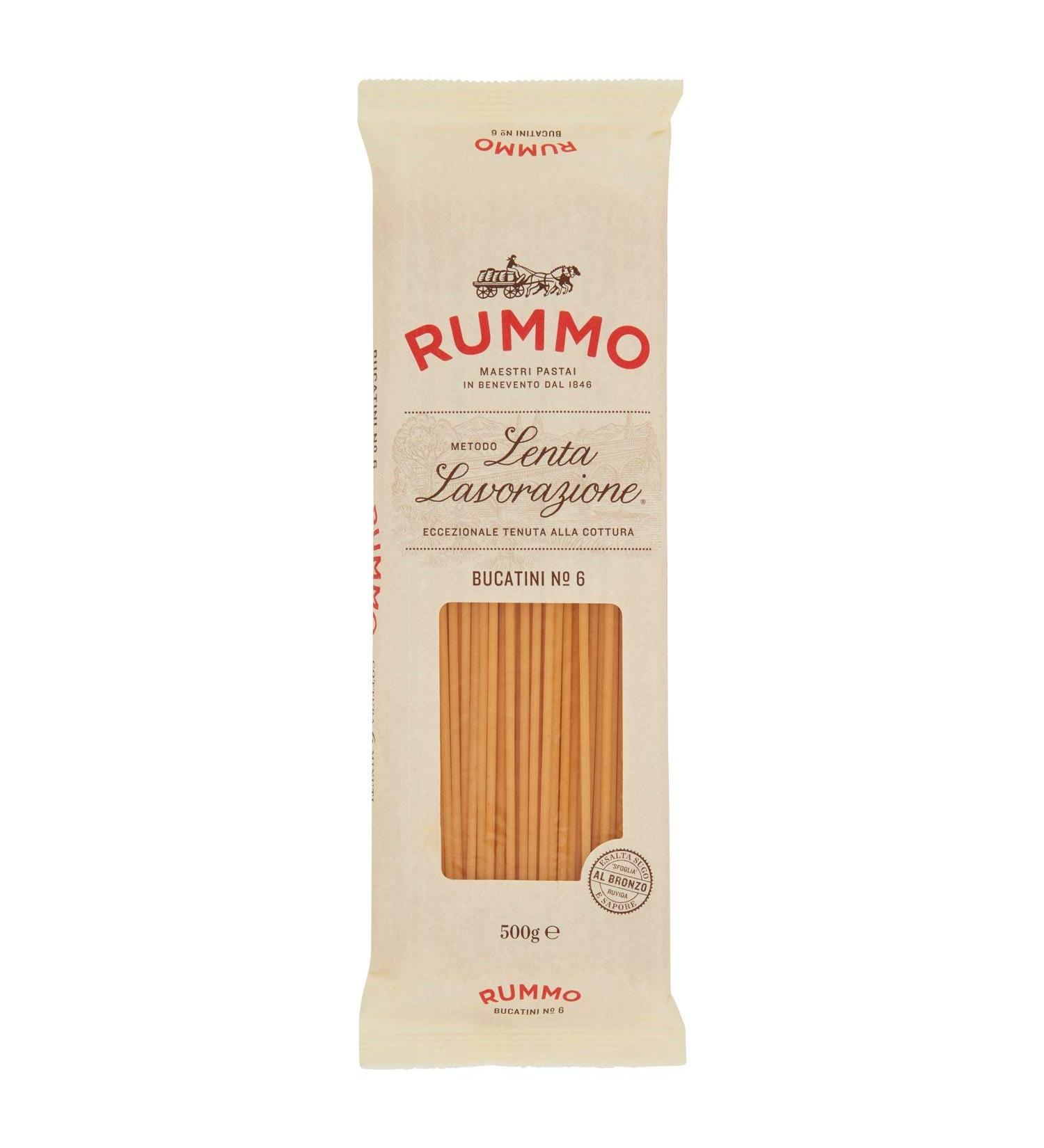 Rummo Italian Pasta Bucatini no.6 500g - Buy Online on GoSupps.com