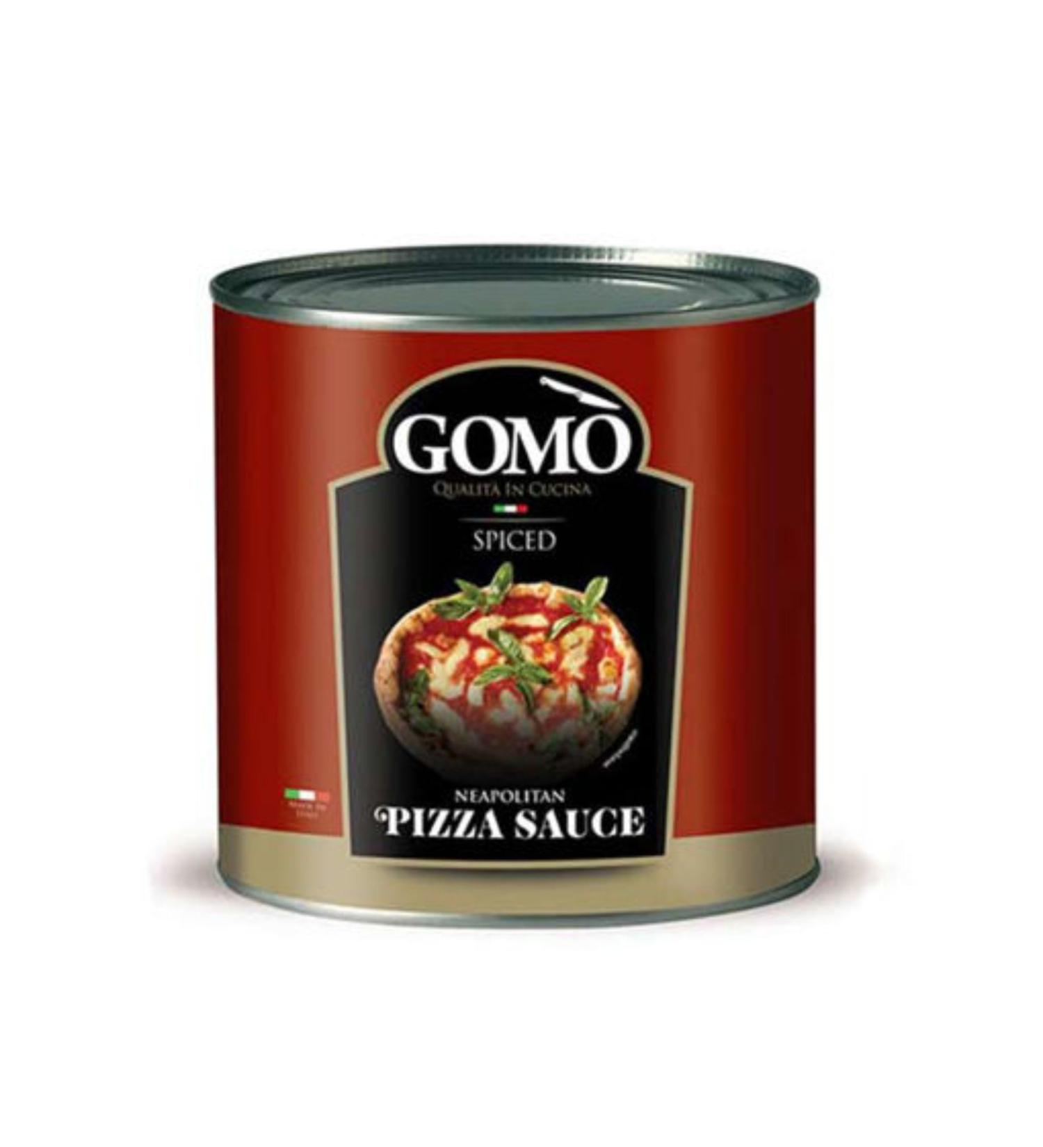 Spiced Neapolitan Pizza Sauce 2.55kg GOMO - Buy Online on GoSupps.com