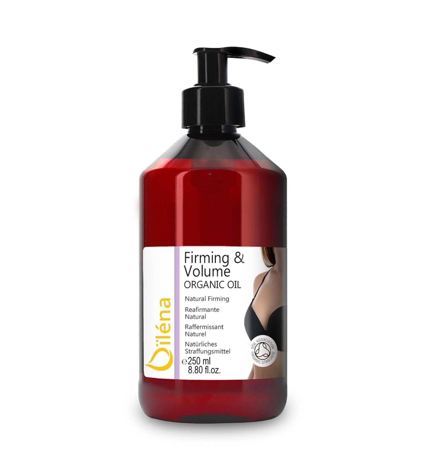 Oïléna - Bust inTense Oil | Increases Breast Elasticity and Volume | 100% Natural with Almond and Rosehip | Improves Breast Shape | Regenerates Skin Tissue | 250 ml - Buy Online on GoSupps.com