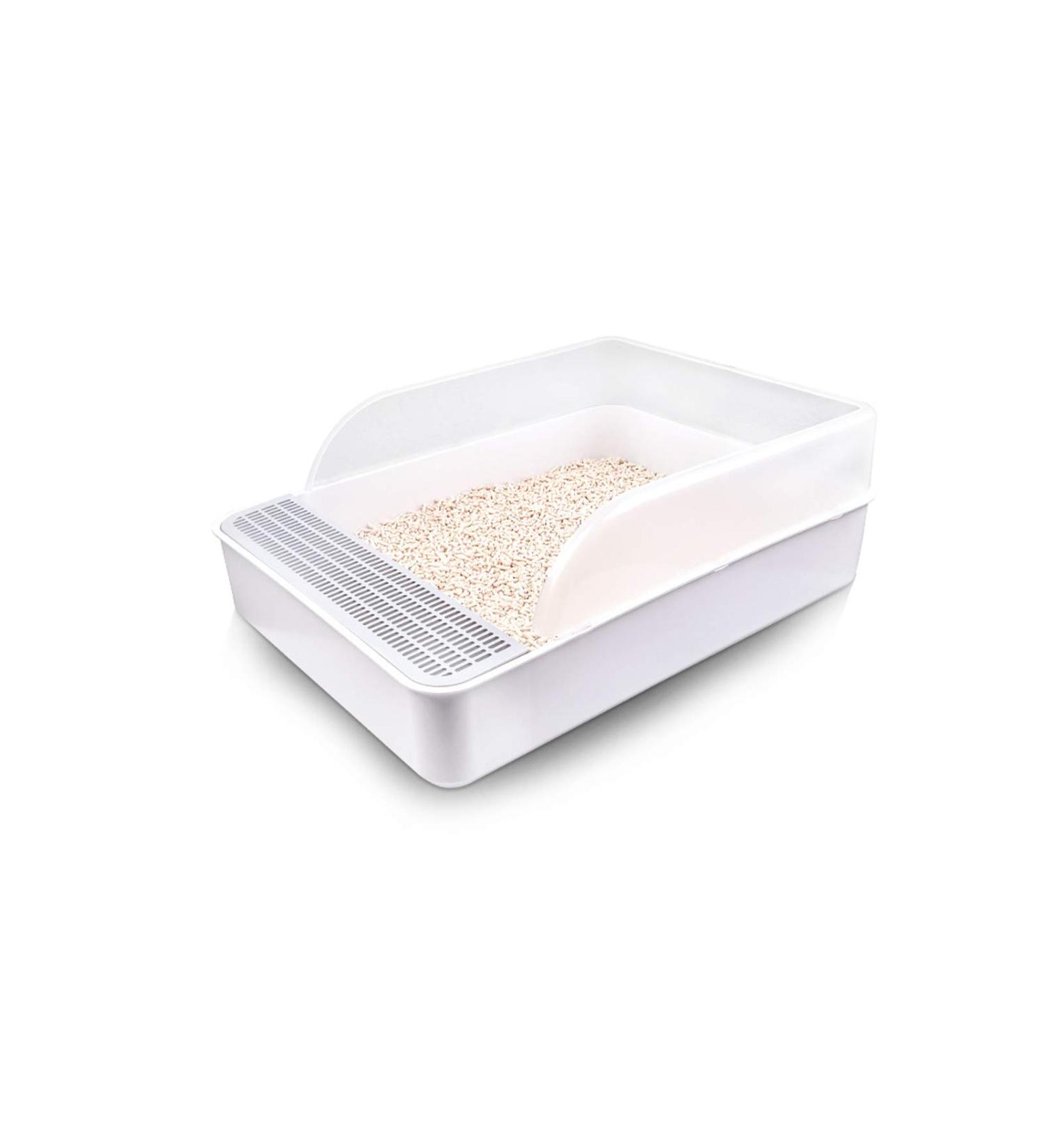 Tfwadmx Small Pet Toilet & Litter Box for Rabbit, Guinea Pig, Ferret - Corner Potty Trainer Pan - M Size (16.4 x 11 x 6.7 in) - Buy Online on GoSupps.com