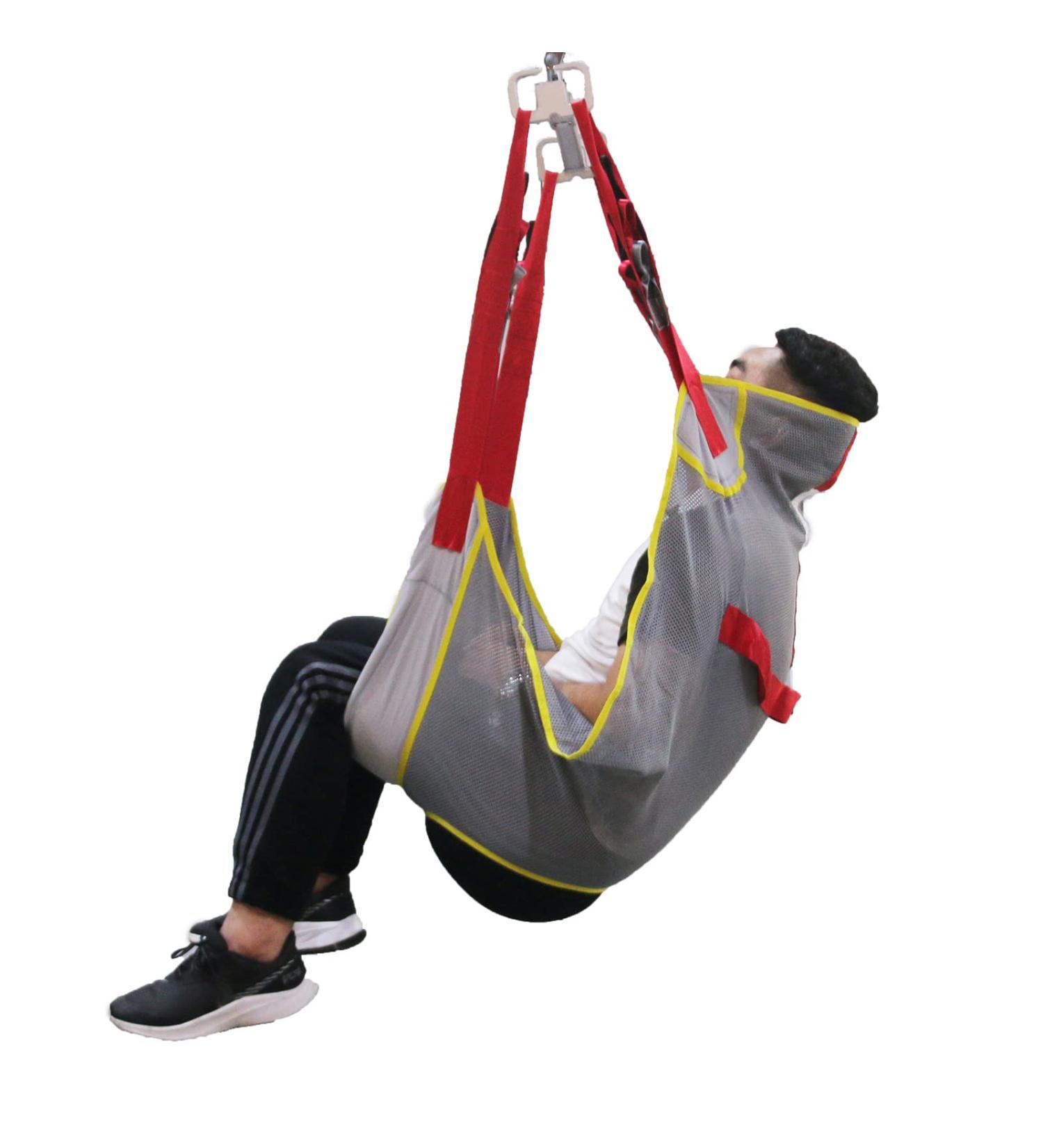 Patient Lift Toileting Sling Full Body Patient Lifting Harness Mesh Patient Lift Sling for Nursing Elderly Disabled XL - Buy Online on GoSupps.com