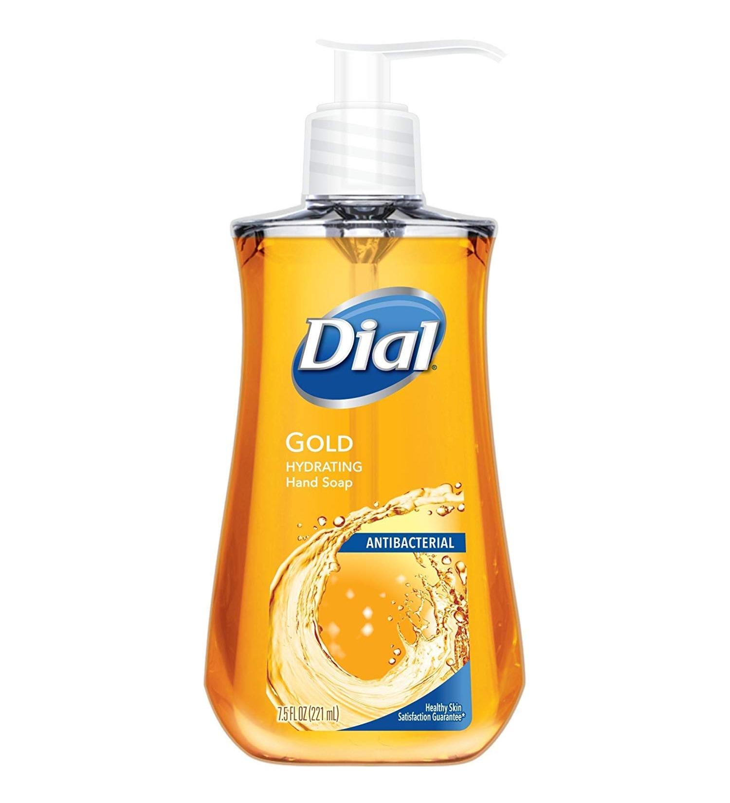 Dial Antibacterial Liquid Hand Soap Gold 7.5 Fl Oz (Pack of 4)