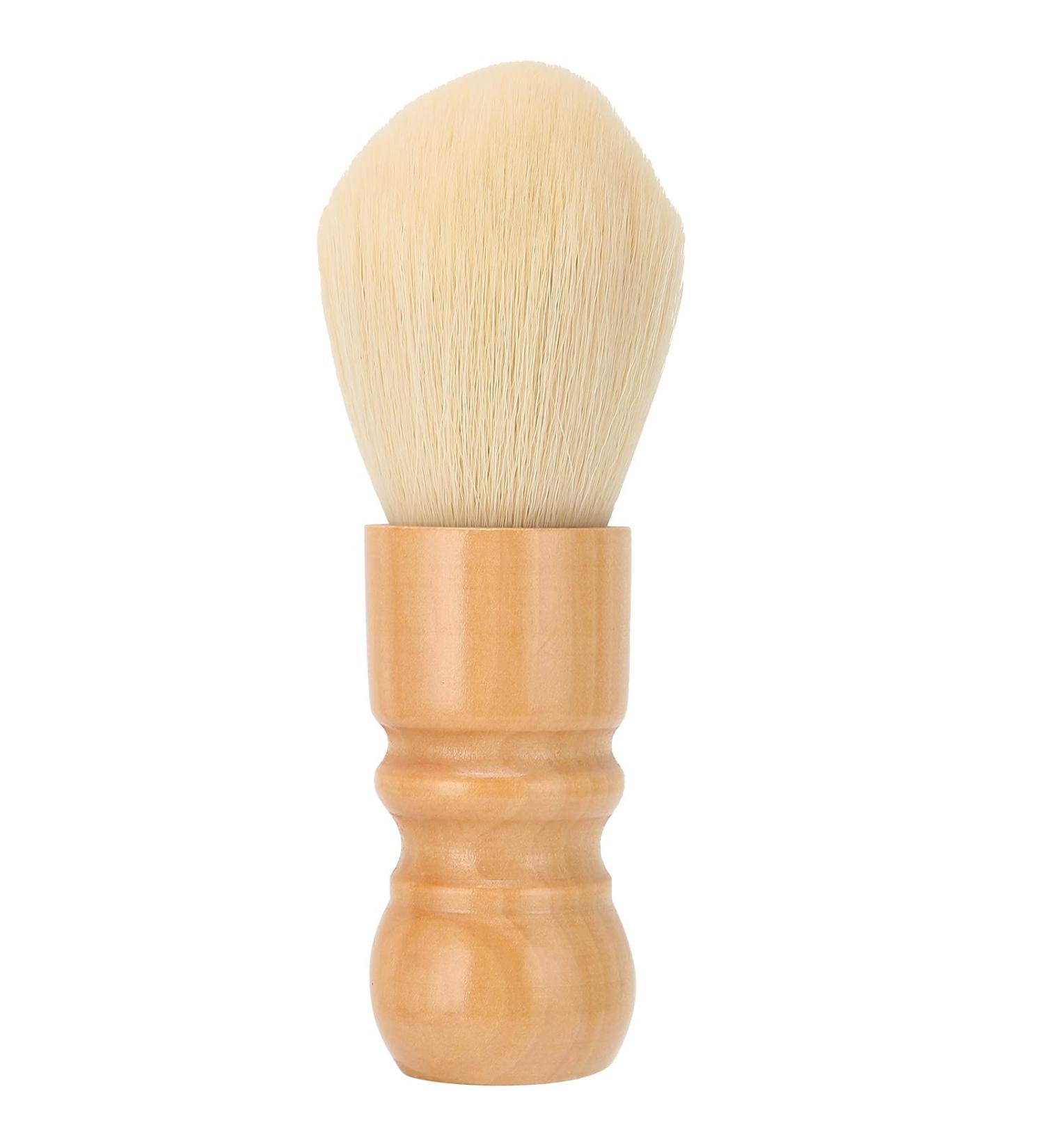 Beard Shaving Brush for Men | Nylon Hair Foaming Cleaning Brush - Perfect for Barbers & Home Use - Buy Online on GoSupps.com
