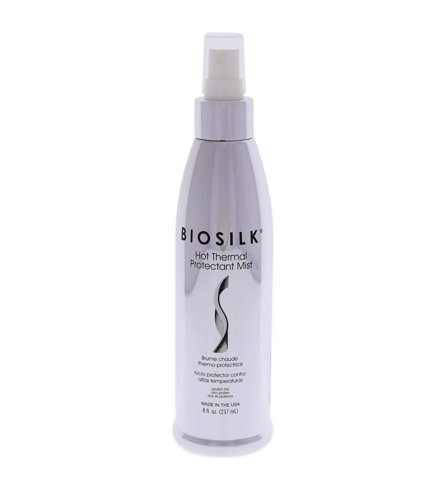Biosilk Hot Thermal Protectant Mist 8 fl oz - Heat Protection Spray for Hair - Buy Online on GoSupps.com