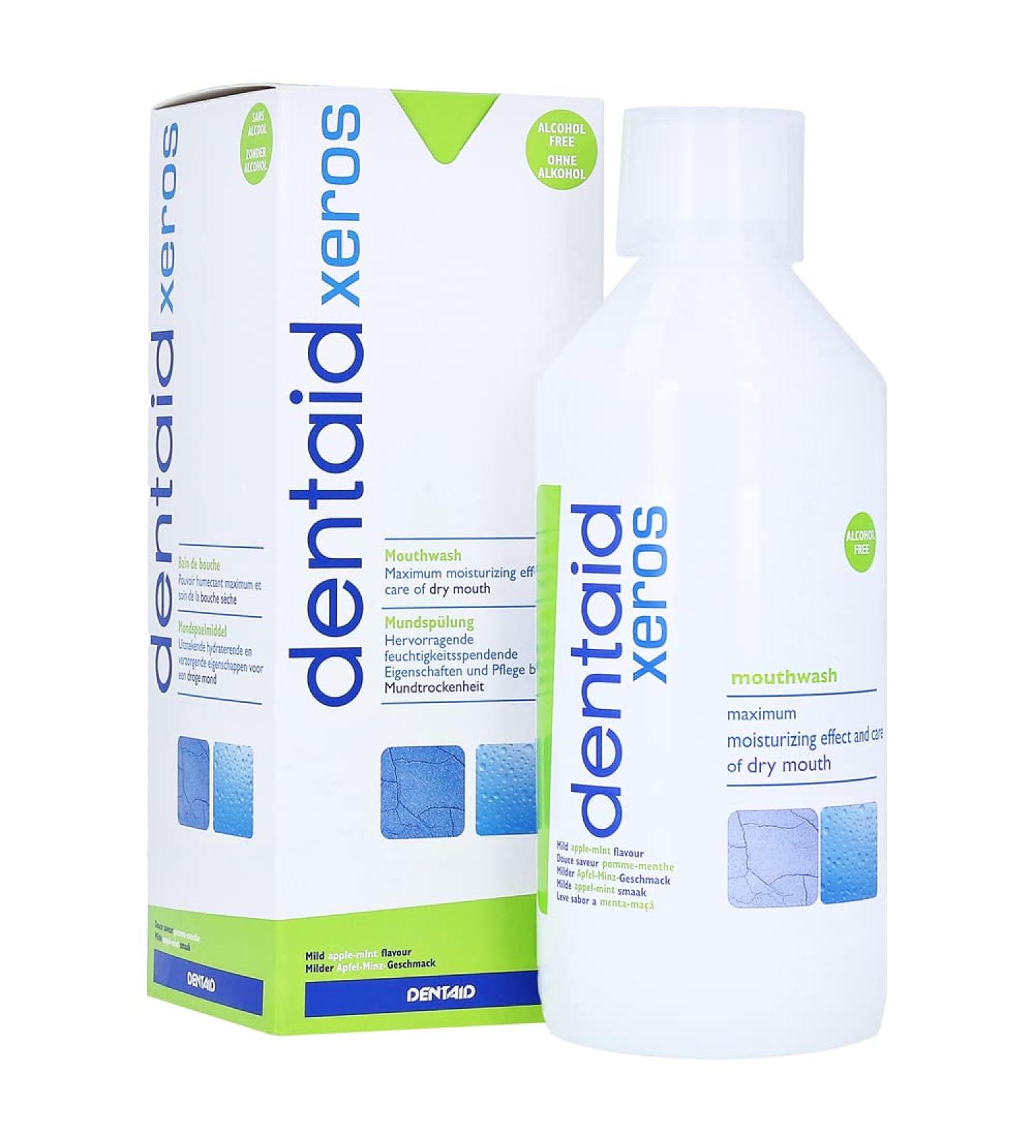 Dentaid Xeros Mouthwash - Moisturizing Oral Care for Dry Mouth | International Shipping Available - Buy Online on GoSupps.com