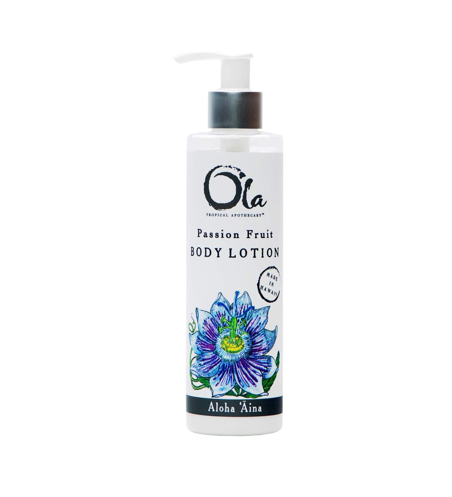 Ola Tropical Apothecary Passion Fruit Body Lotion with Pure Tropical Oils and Plant Extracts - 8.45 Fl Oz - Buy Online on GoSupps.com