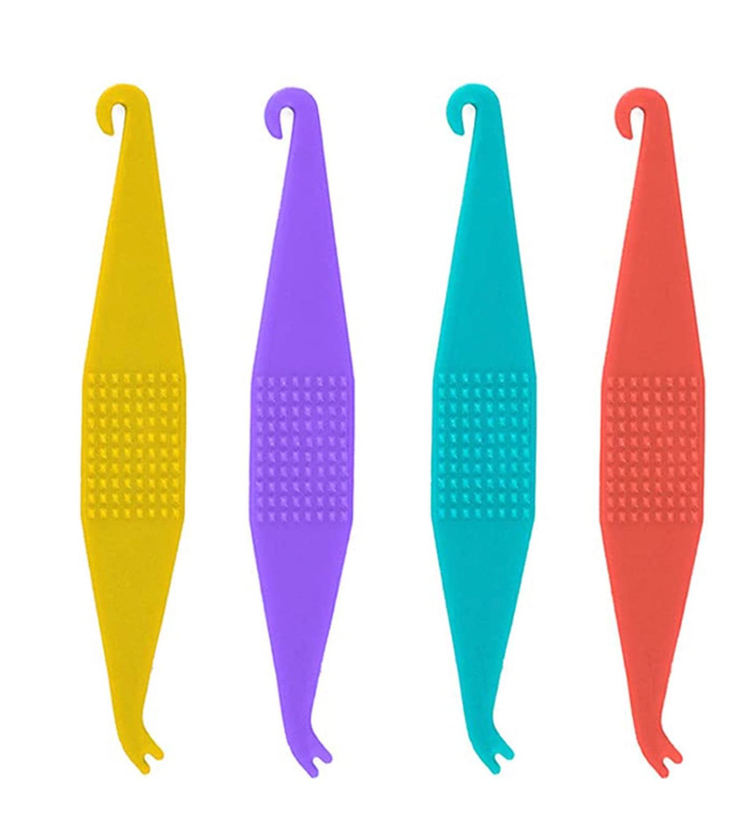 20P Rubber Bands Placers for Braces Disposable Plastic Orthodontic Braces Rubber Band Tool Dental Elastic