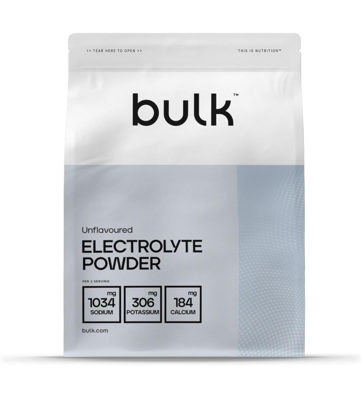 Unflavoured 500g Bulk Electrolyte Powder - 500 Servings | Packaging May Vary - Buy Online on GoSupps.com