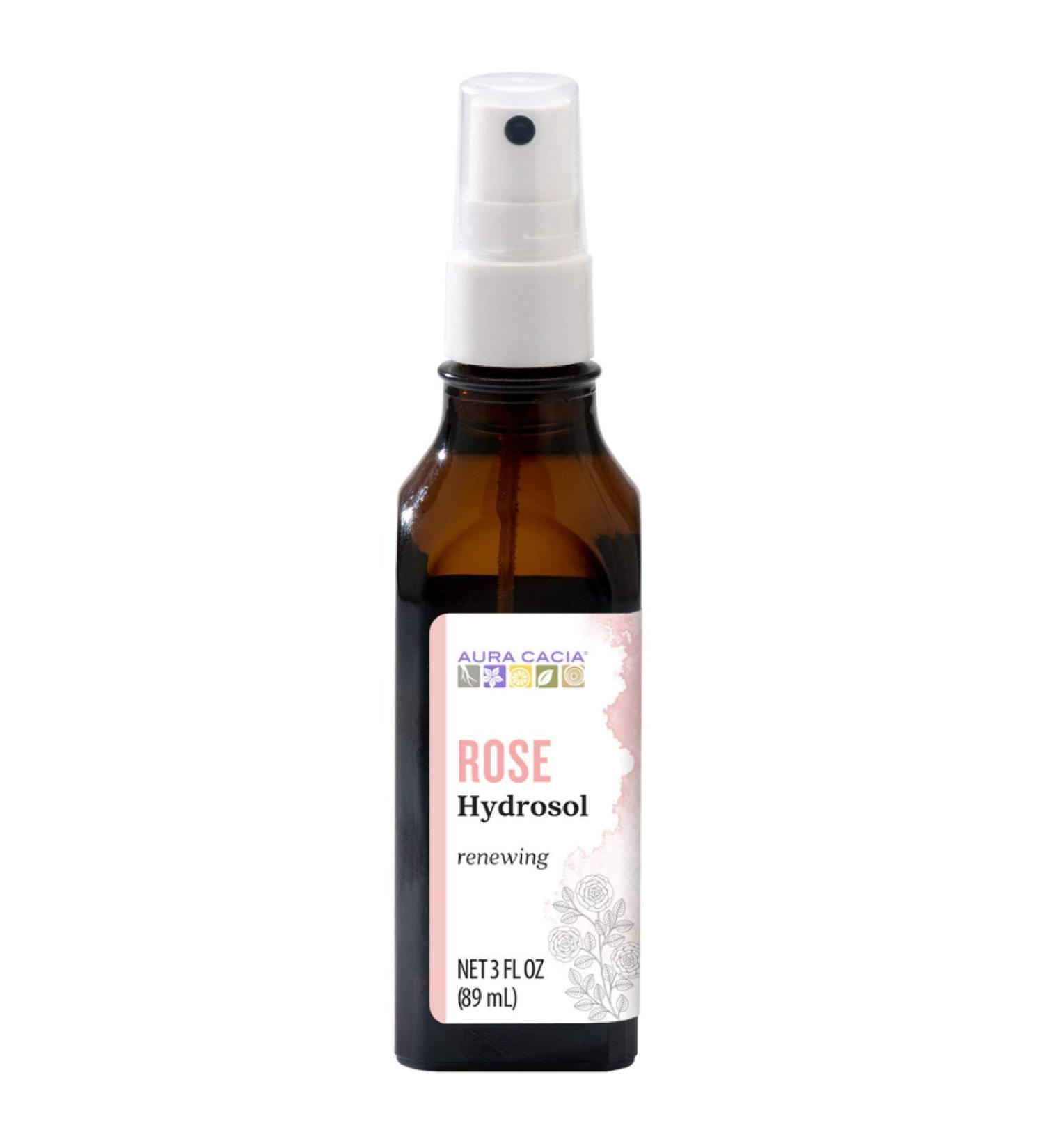 Aura Cacia Rose Hydrosol - 3 fl. oz. | Pure Rosa Damascena Essence - Buy Online on GoSupps.com