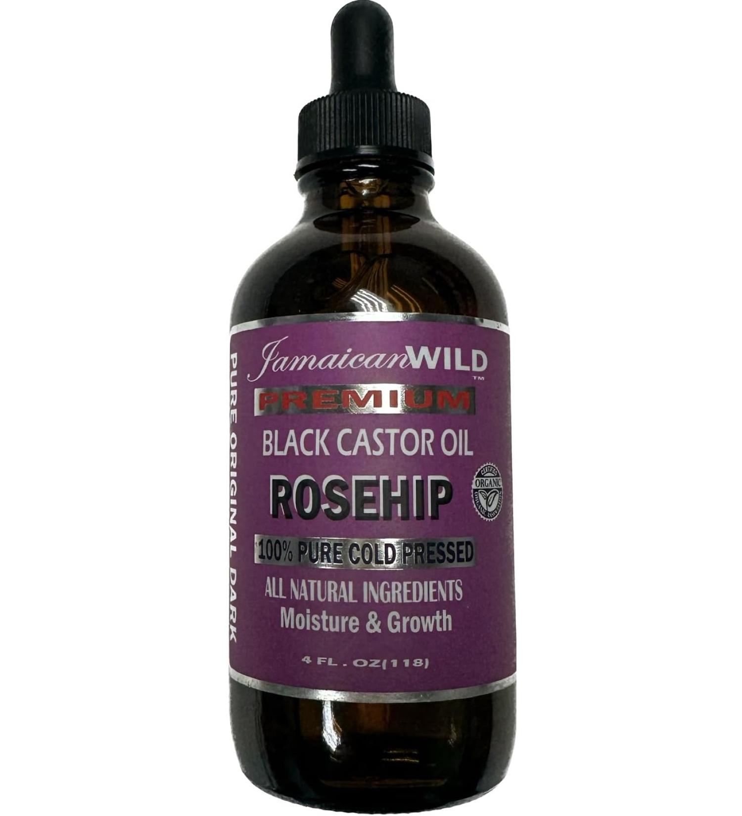 dye dyed Jamaican Wild Black Castor Oil (Rose Hip 4 oz)