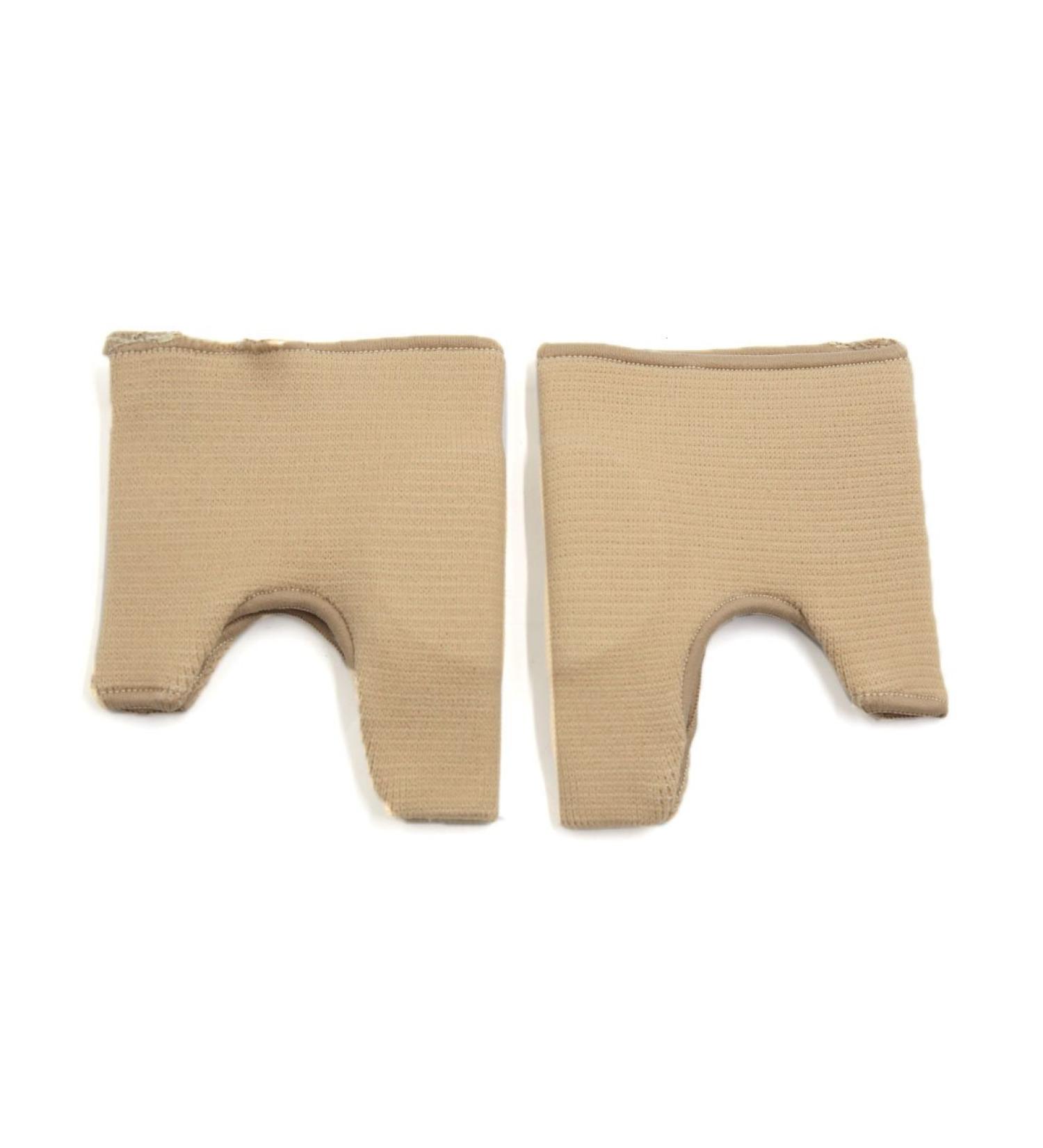 Pair of Size S Hallux Valgus Toe Straightener Sleeves for Fatigue Relief - Skin Color - Buy Online on GoSupps.com