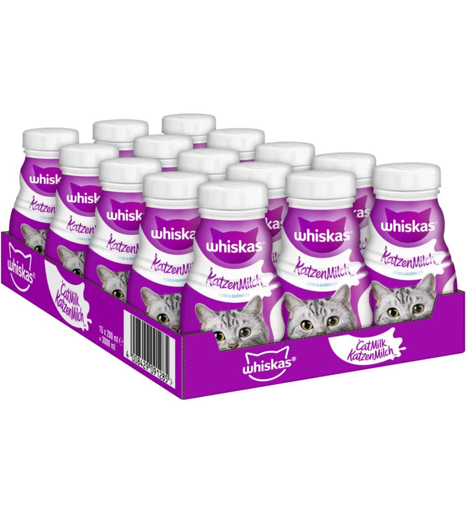 Whiskas Cat Milk 3 x 200ml - Buy Online on GoSupps.com