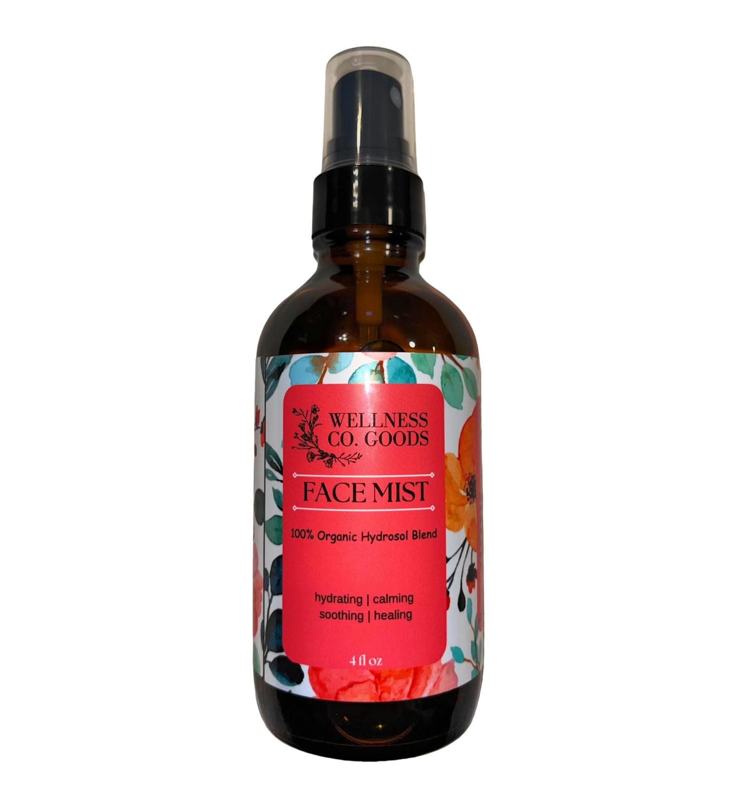 Organic Face Spray | Hydrating Hydrosol Blend - Rose Water Frankincense Turmeric Chamomile & Calendula - Shop Internationally - Buy Online on GoSupps.com
