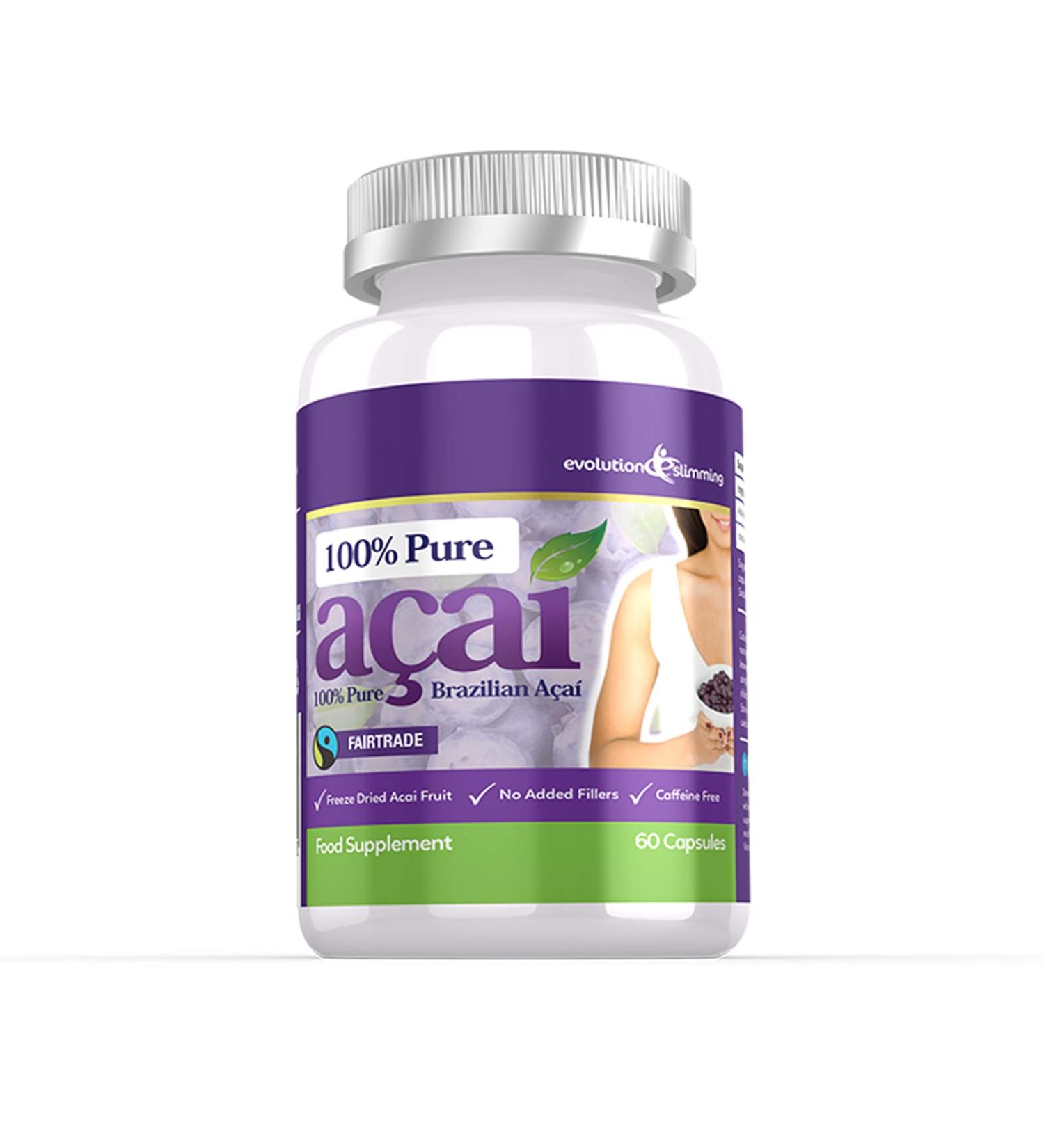 Evolution Slimming 700mg Pure Acai Berry: Boost Your Health Naturally - Buy Online on GoSupps.com