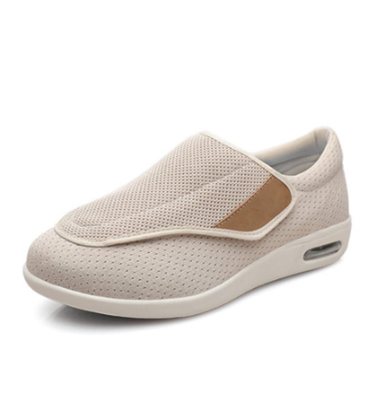 KXSM Swollen Diabetic Slippers - Adjustable Wide Fit Sandal for Arthritis & Edema - White 40 - Buy Online on GoSupps.com